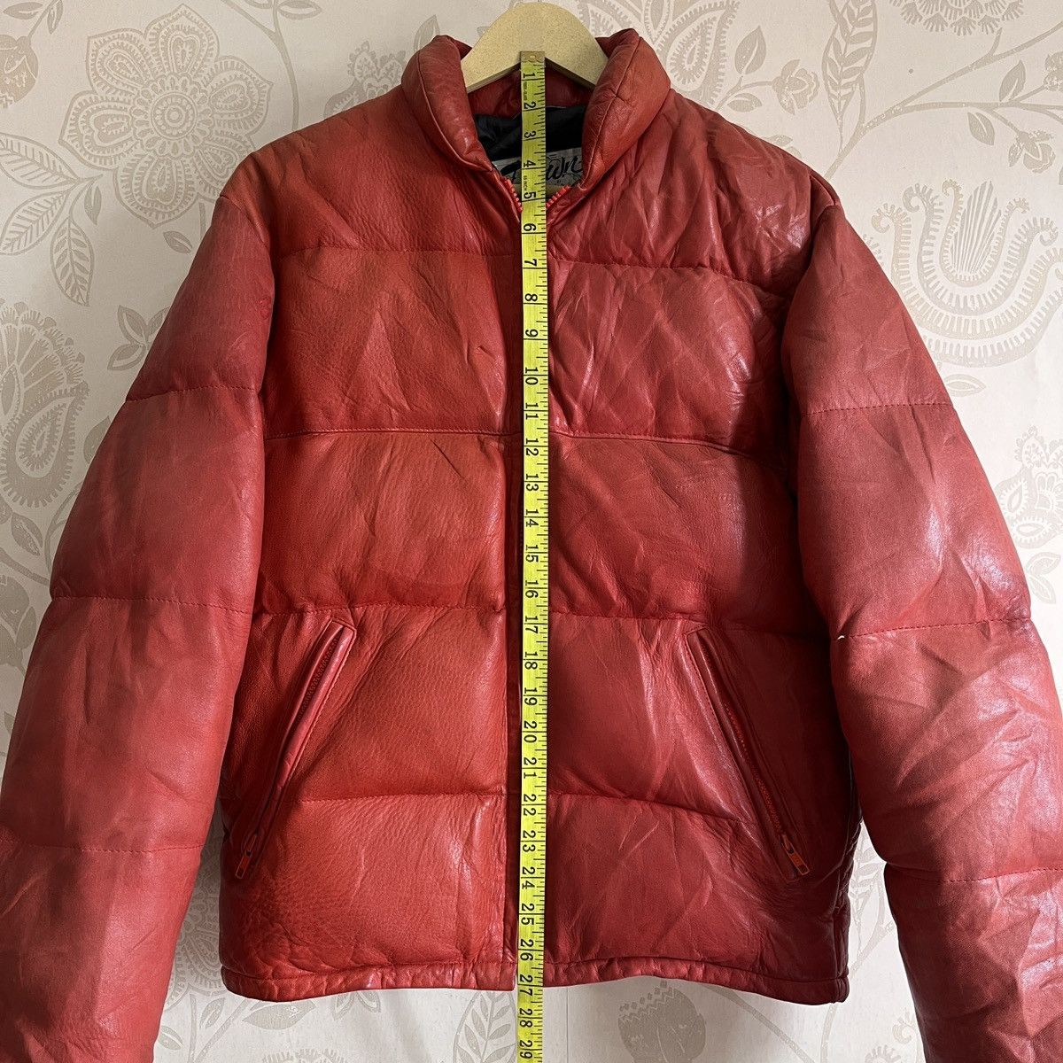 Genuine Leather × Schott × Vintage Vintage Schott Puffer Down Sheepskin Leather Jacket Goose Size US M / EU 48-50 / 2 - 2 Thumbnail