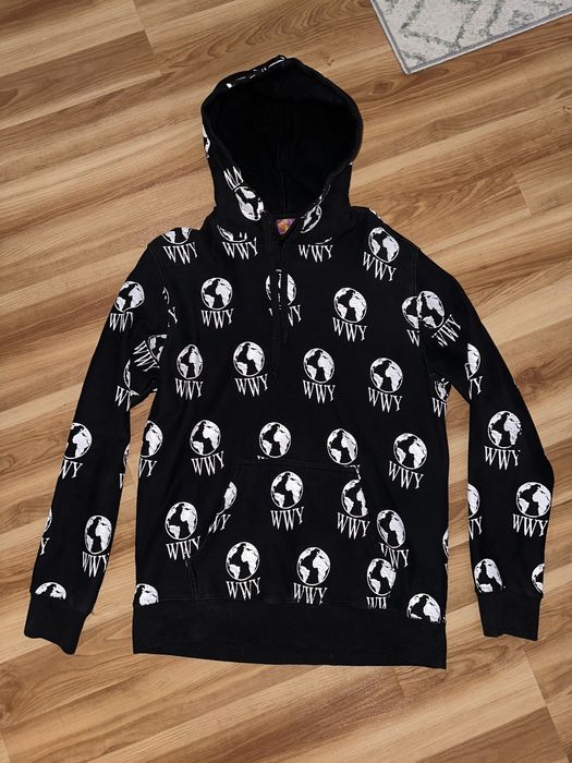 Worldwide Youth OG 2019 WWY ALL OVER PRINT HOODIE. RARE Grailed