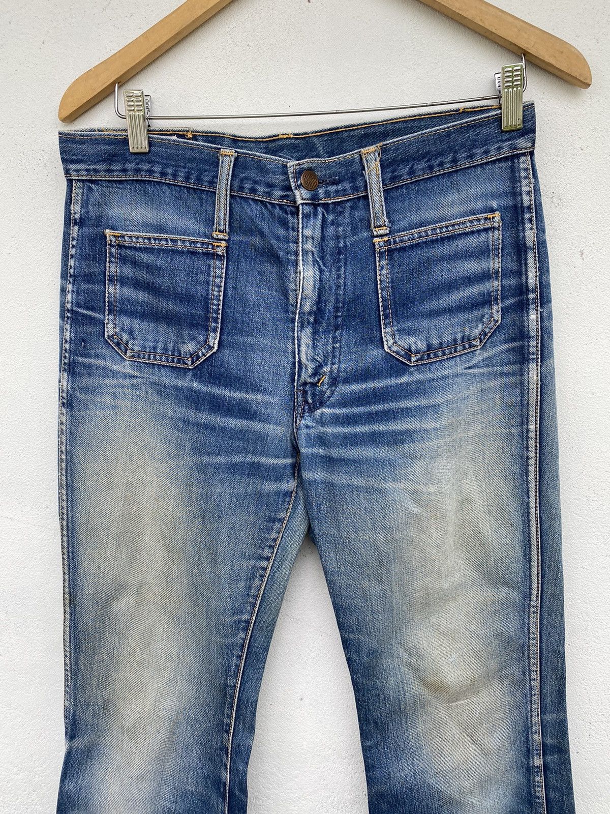 Big John Vintage Big John flare bell bottom monkey jeans Size US 31 - 12 Thumbnail