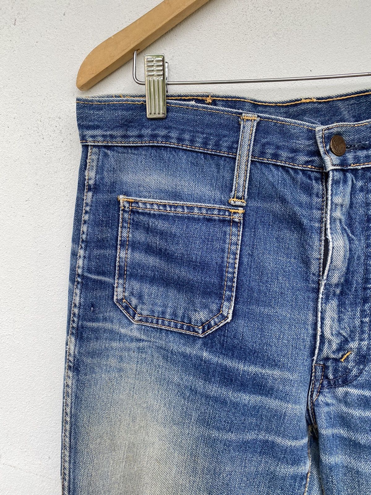Big John Vintage Big John flare bell bottom monkey jeans Size US 31 - 11 Thumbnail