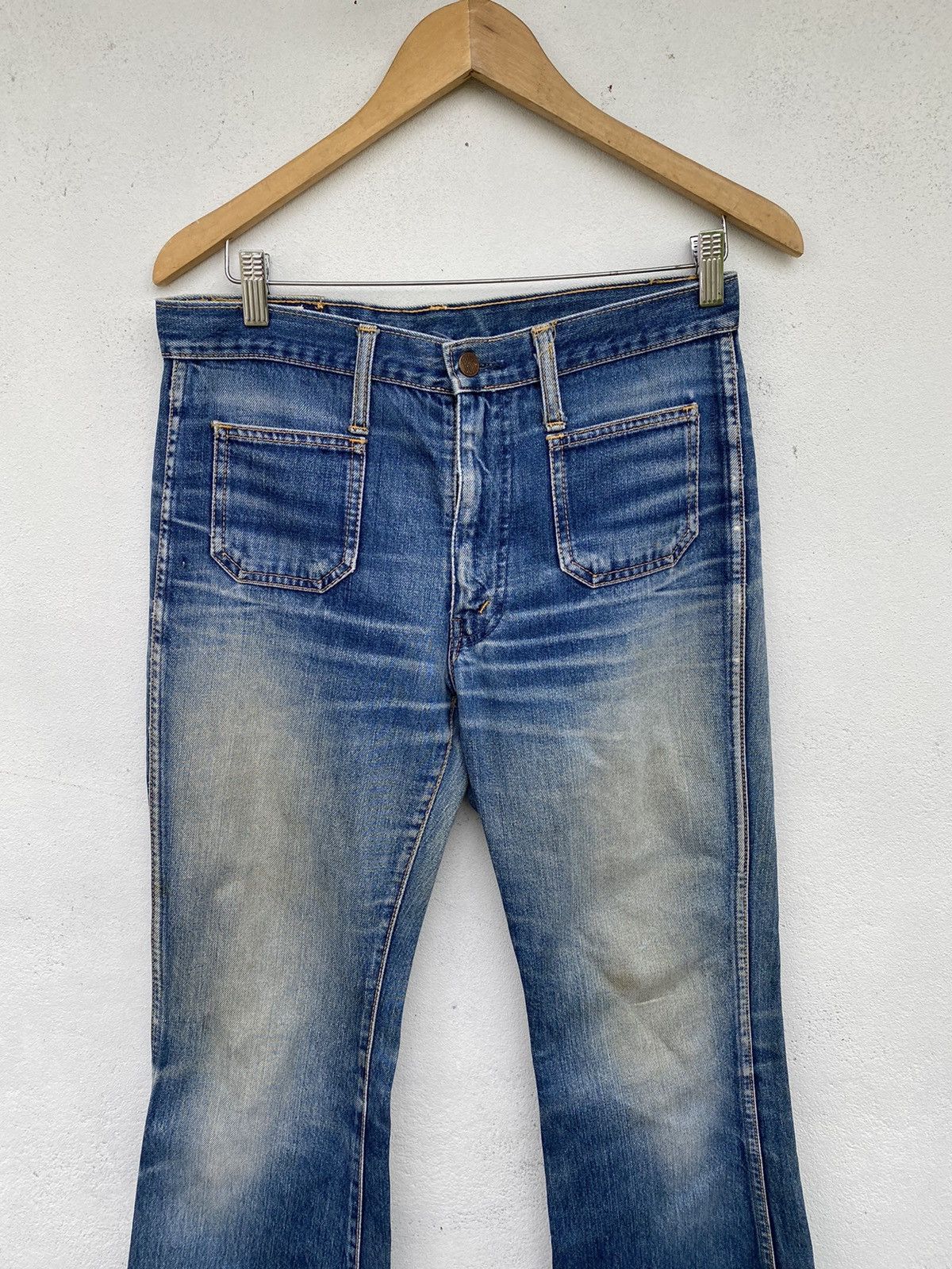 Big John Vintage Big John flare bell bottom monkey jeans Size US 31 - 8 Thumbnail
