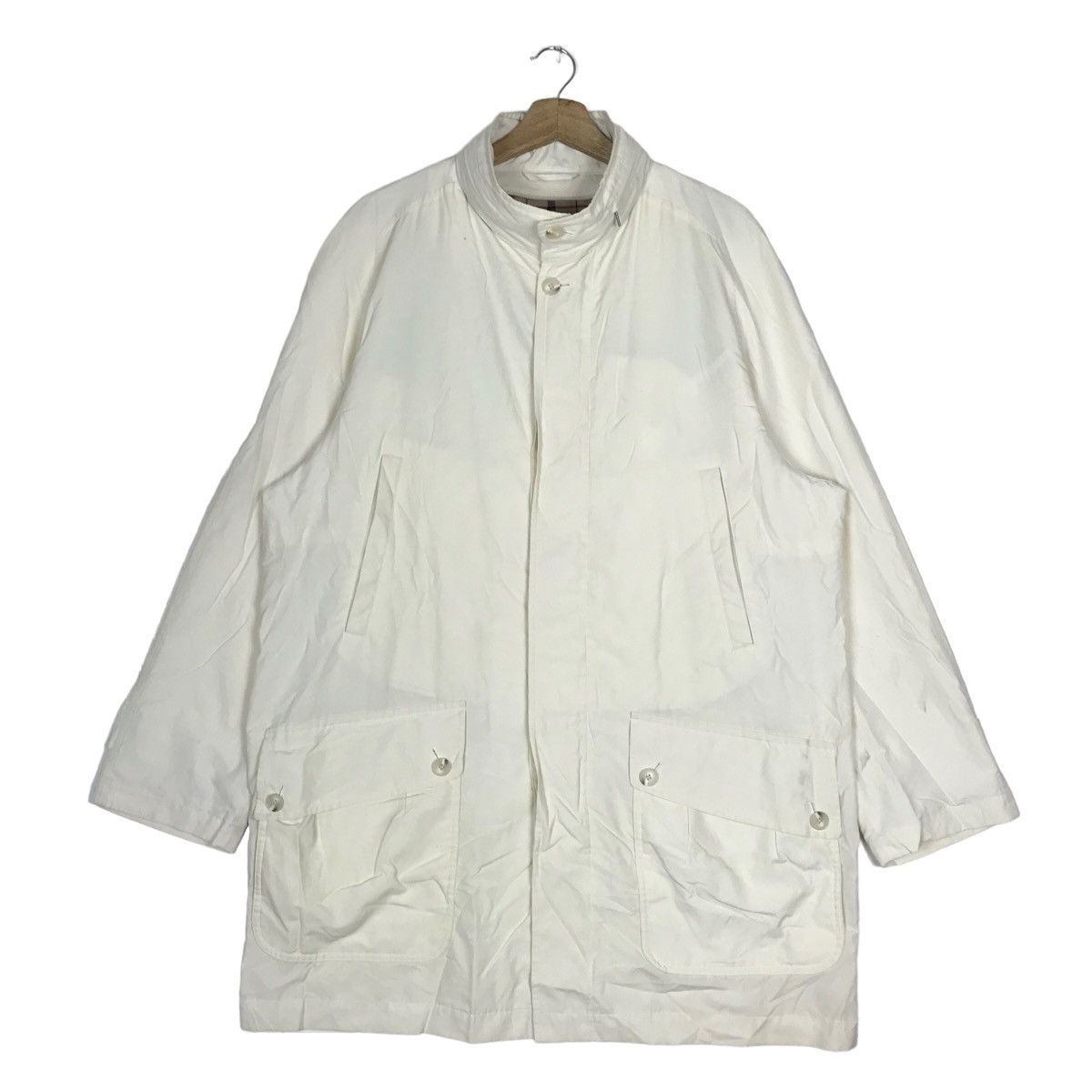 BURBERRY London Nova Check Long Jacket Parka