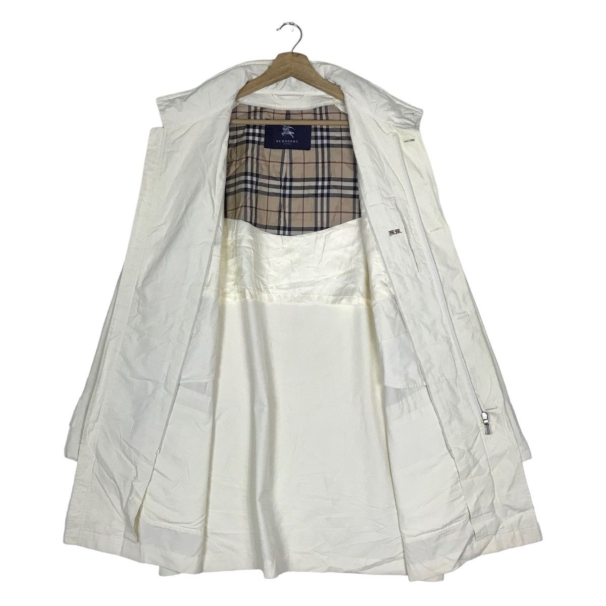 Burberry BURBERRY London Nova Check Long Jacket Parka Size US L / EU 52-54 / 3 - 4 Thumbnail