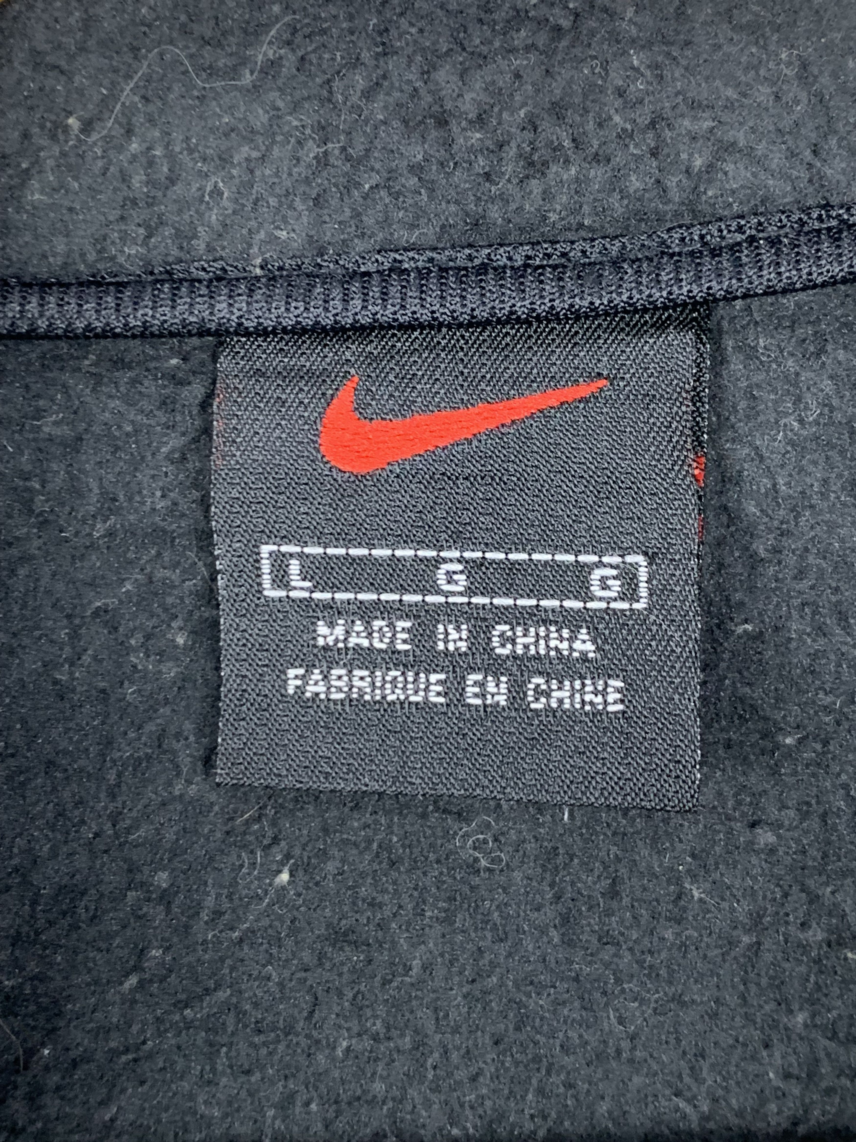 Nike Vintage 90s Nike Swoosh Fleece Jacket J1345 Size US L / EU 52-54 / 3 - 5 Thumbnail