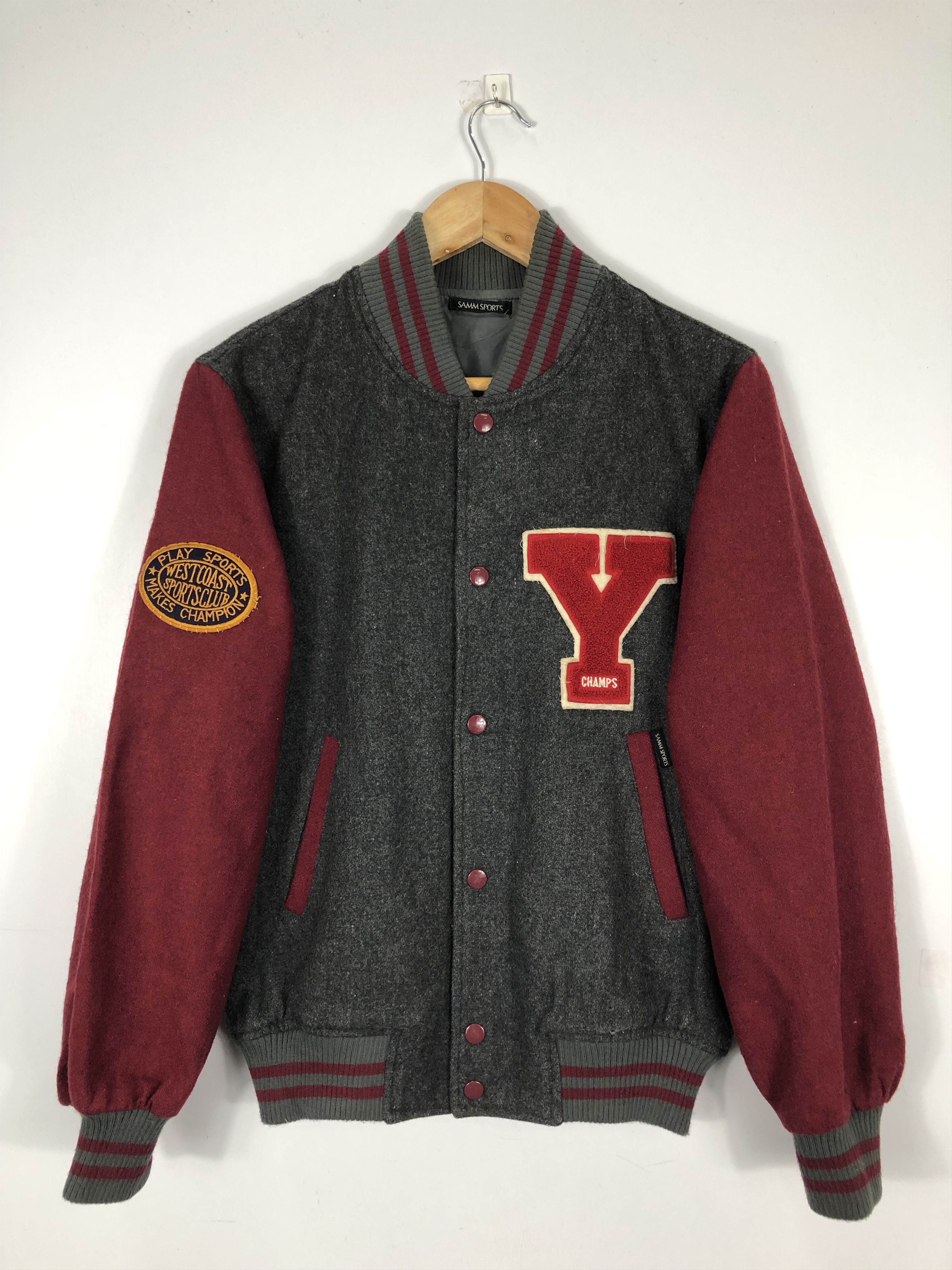 Japanese Brand Vintage Japanese Brand Wool Varsity Jacket Y Logo V0182 Size US M / EU 48-50 / 2 - 1 Thumbnail