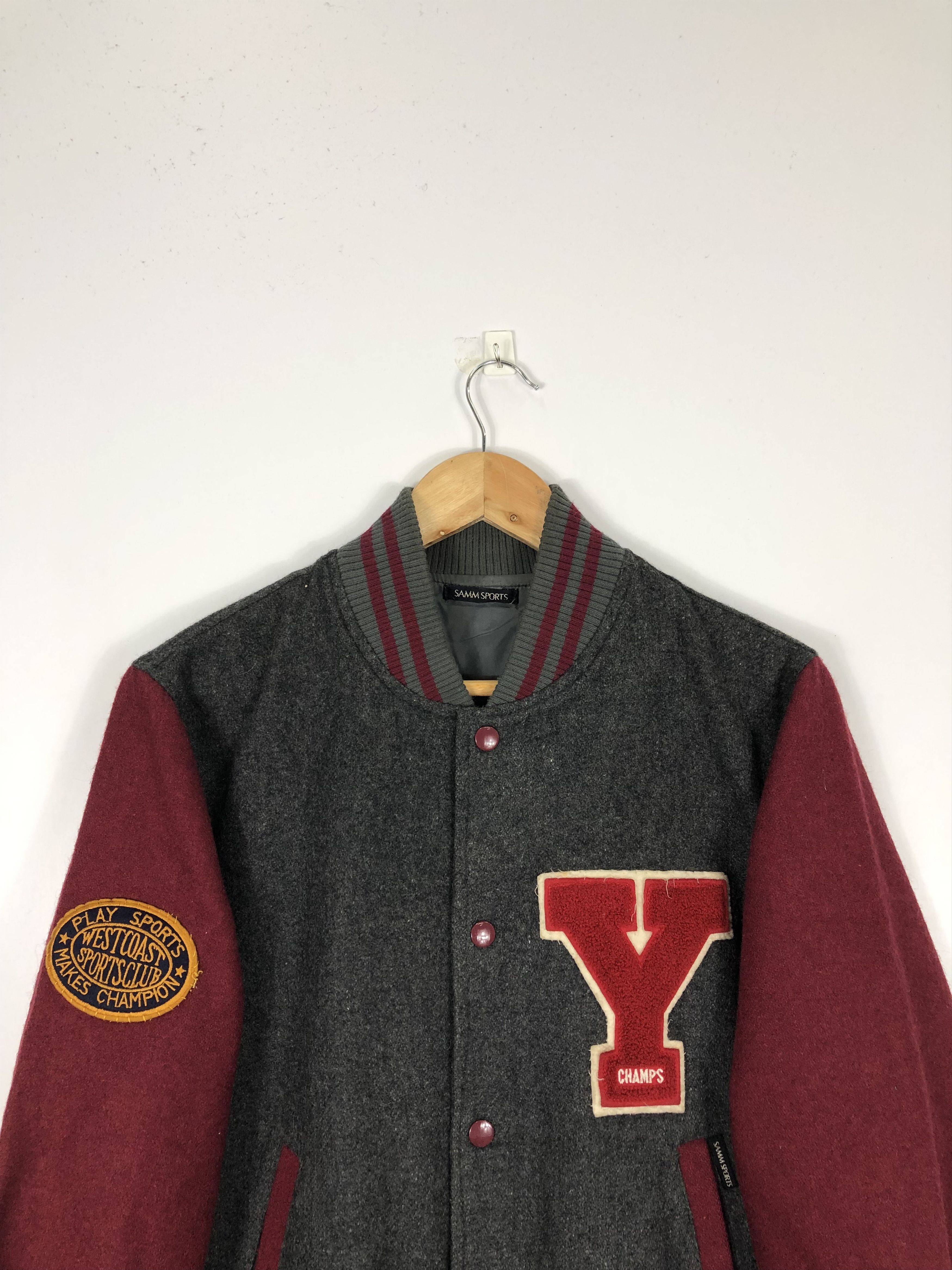Japanese Brand Vintage Japanese Brand Wool Varsity Jacket Y Logo V0182 Size US M / EU 48-50 / 2 - 2 Thumbnail