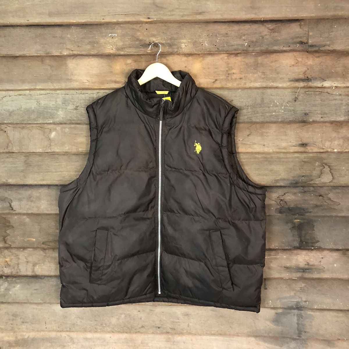 Polo Ralph Lauren US POLO ASSN Dark Brown Vest #773 Size US XXL / EU 58 / 5 - 1 Thumbnail