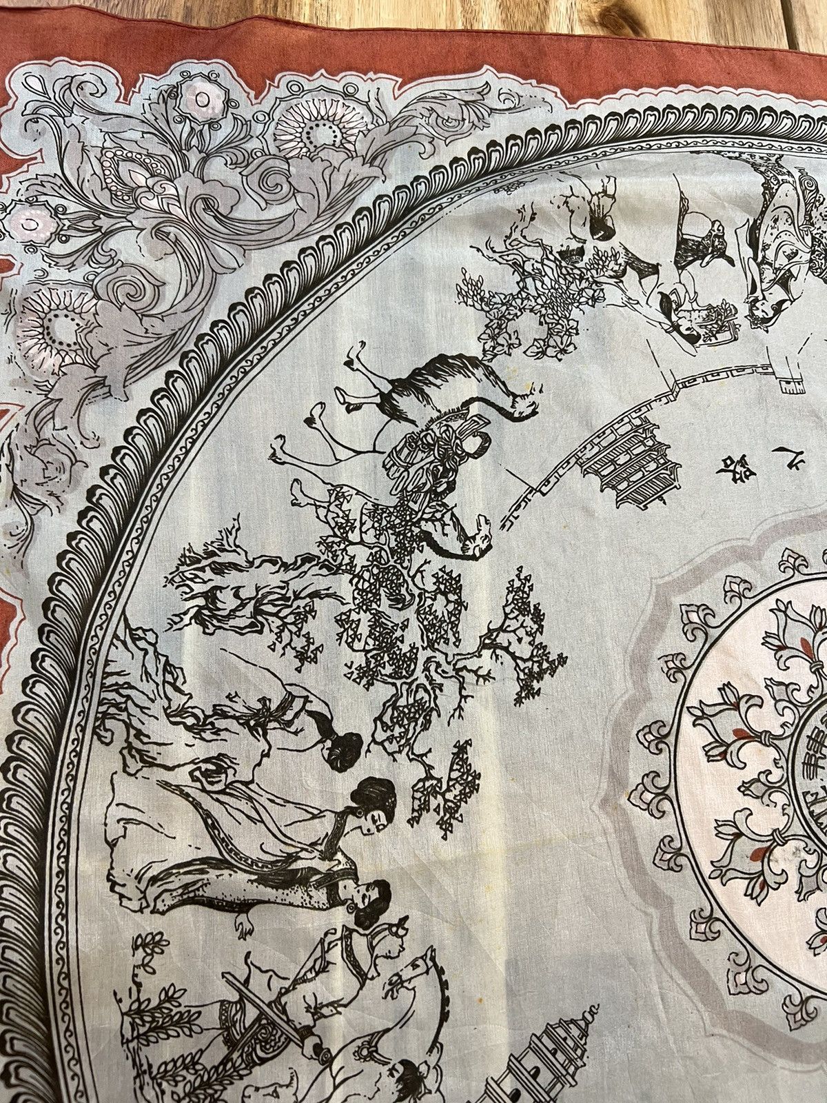 Vintage Vintage silk scarf Size ONE SIZE - 6 Thumbnail
