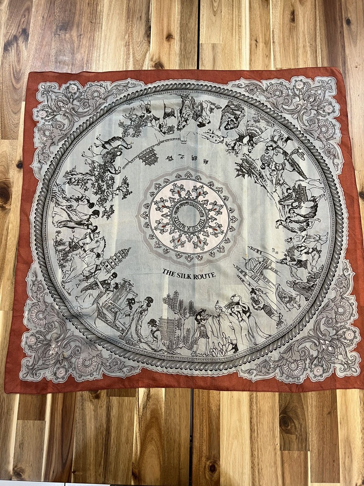 Vintage Vintage silk scarf Size ONE SIZE - 1 Thumbnail