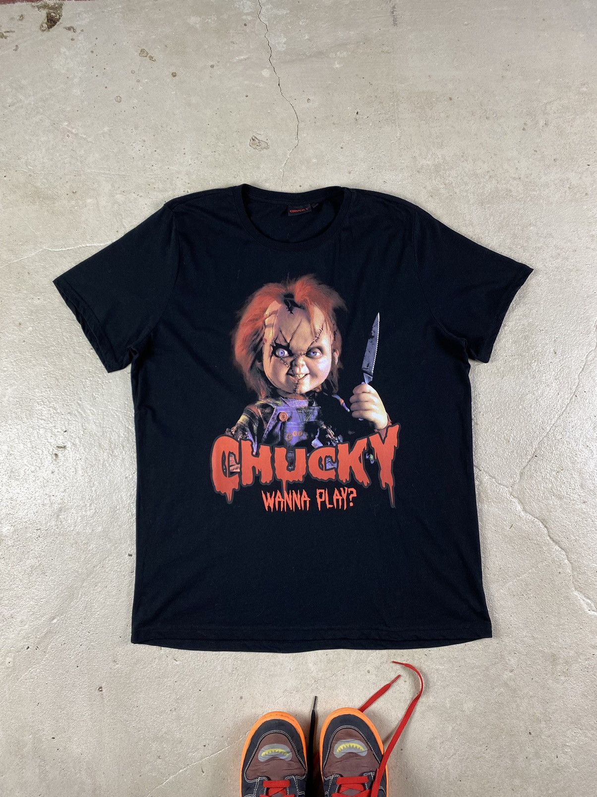 Band Tees Vintage Chucky Promo Tee Shirt Horror Face Dead Size US XXL / EU 58 / 5 - 1 Thumbnail