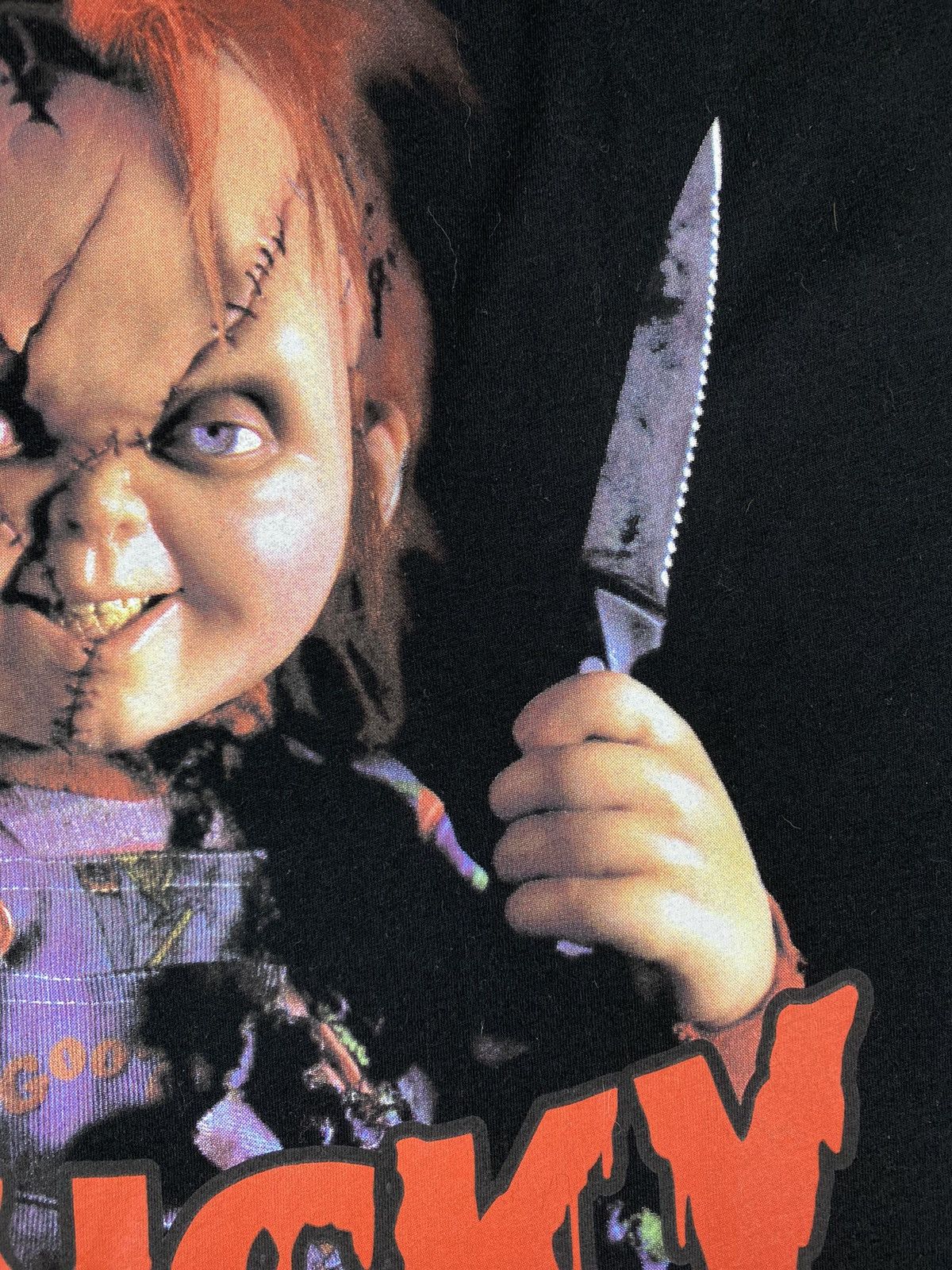 Band Tees Vintage Chucky Promo Tee Shirt Horror Face Dead Size US XXL / EU 58 / 5 - 5 Thumbnail
