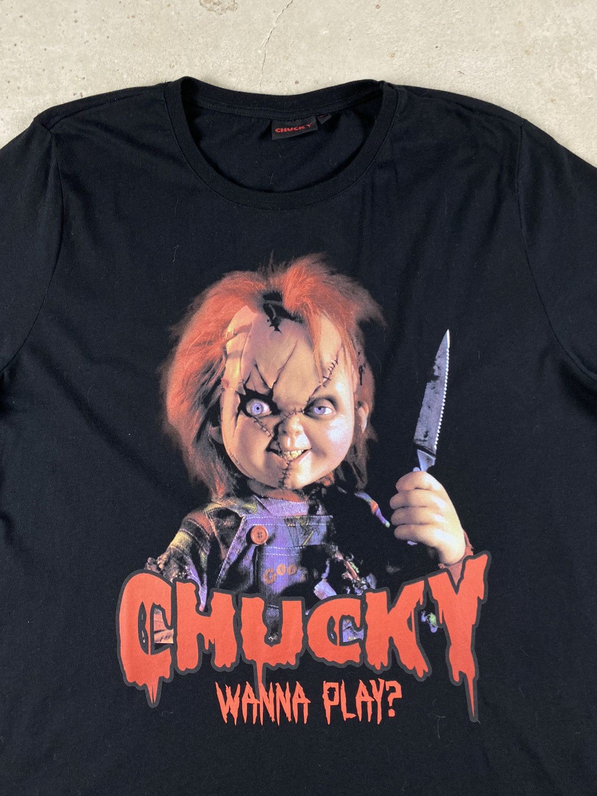 Band Tees Vintage Chucky Promo Tee Shirt Horror Face Dead Size US XXL / EU 58 / 5 - 2 Thumbnail
