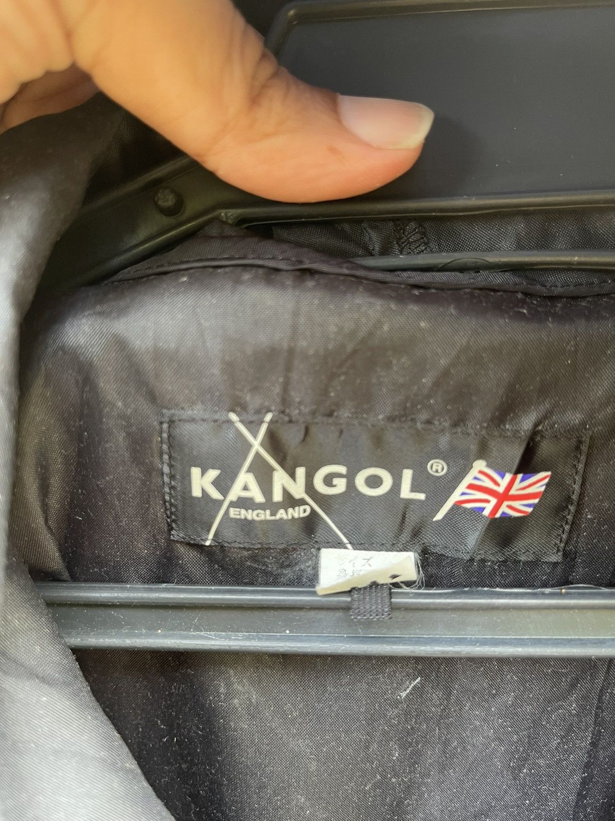 Kangol Vintage KANGOL Big Logo Windbreaker Hoodie Size US M / EU 48-50 / 2 - 3 Thumbnail