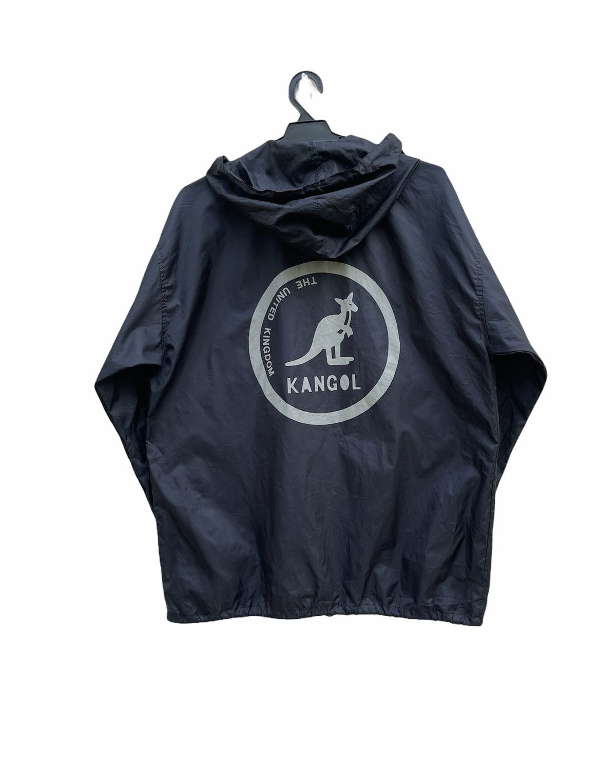 Vintage KANGOL Big Logo Windbreaker Hoodie