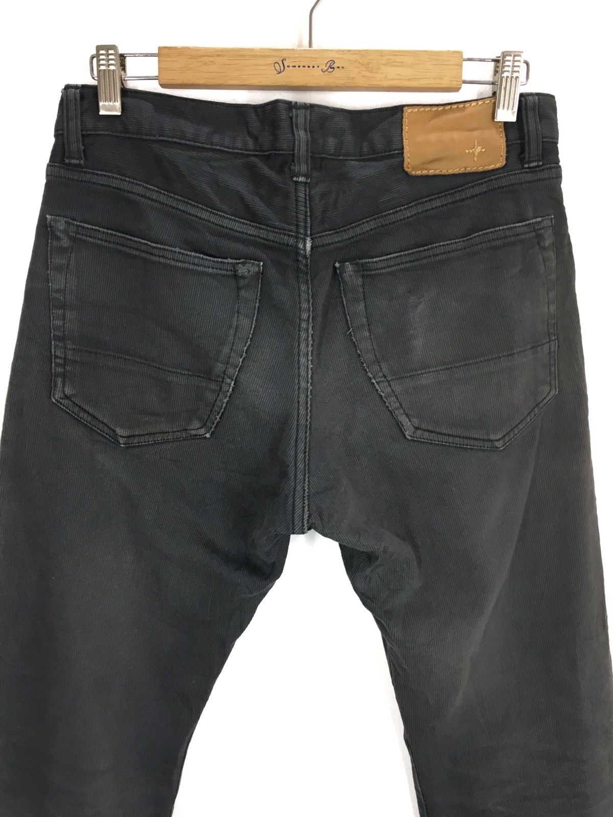 Beams Plus Vintage BEAMS PLUS Japan Blue Black Faded Denim Jeans Size US 31 - 9 Thumbnail