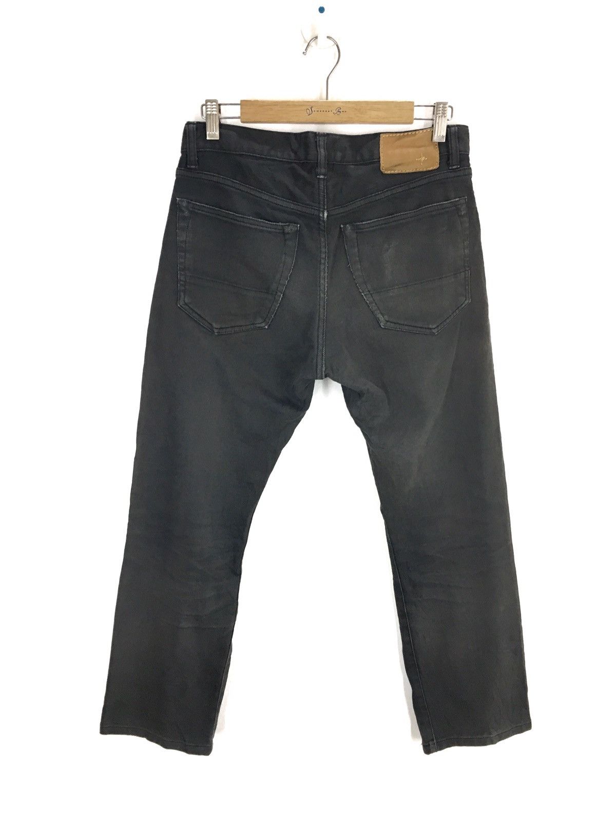 Beams Plus Vintage BEAMS PLUS Japan Blue Black Faded Denim Jeans Size US 31 - 8 Thumbnail
