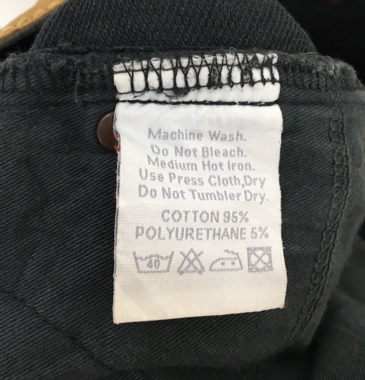 Beams Plus Vintage BEAMS PLUS Japan Blue Black Faded Denim Jeans Size US 31 - 14 Thumbnail