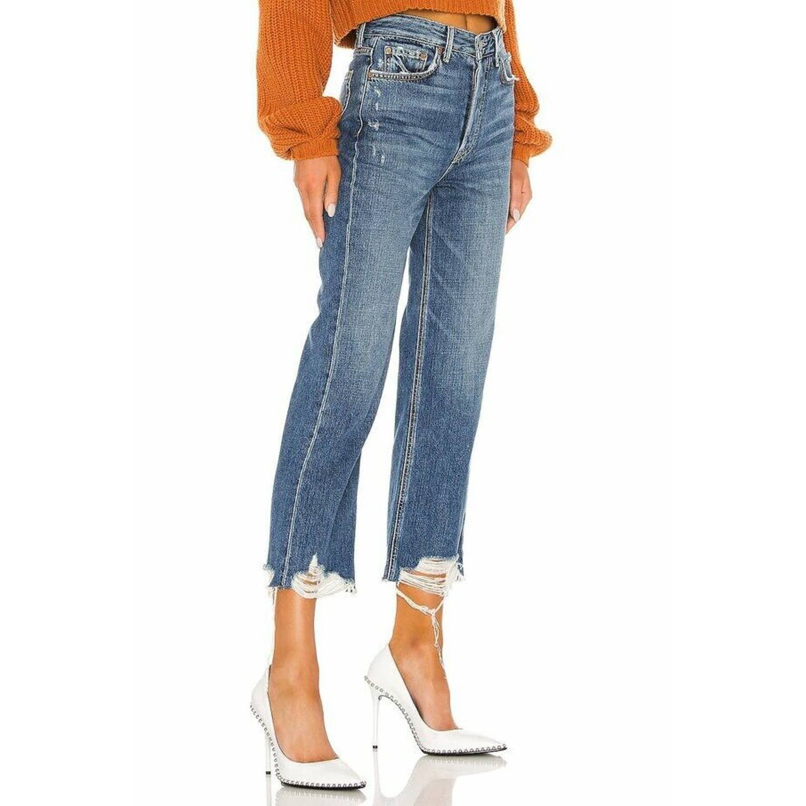 GRLFRND Bobbi Crop Wide Leg High Rise in what you like 28×25
