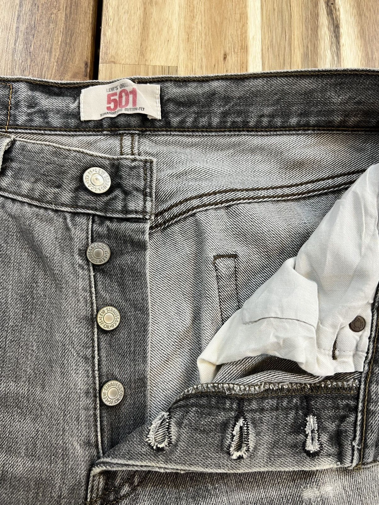Levi's Vintage Levis 501 Distressed Denim Jeans Size US 30 / EU 46 - 6 Thumbnail