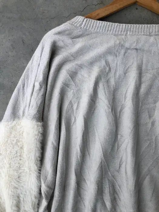 Aran Isles Knitwear 📌JEANASIS Soft Memeri/Pullover Mohair Knitted Pattern Size US XXL / EU 58 / 5 - 9 Thumbnail