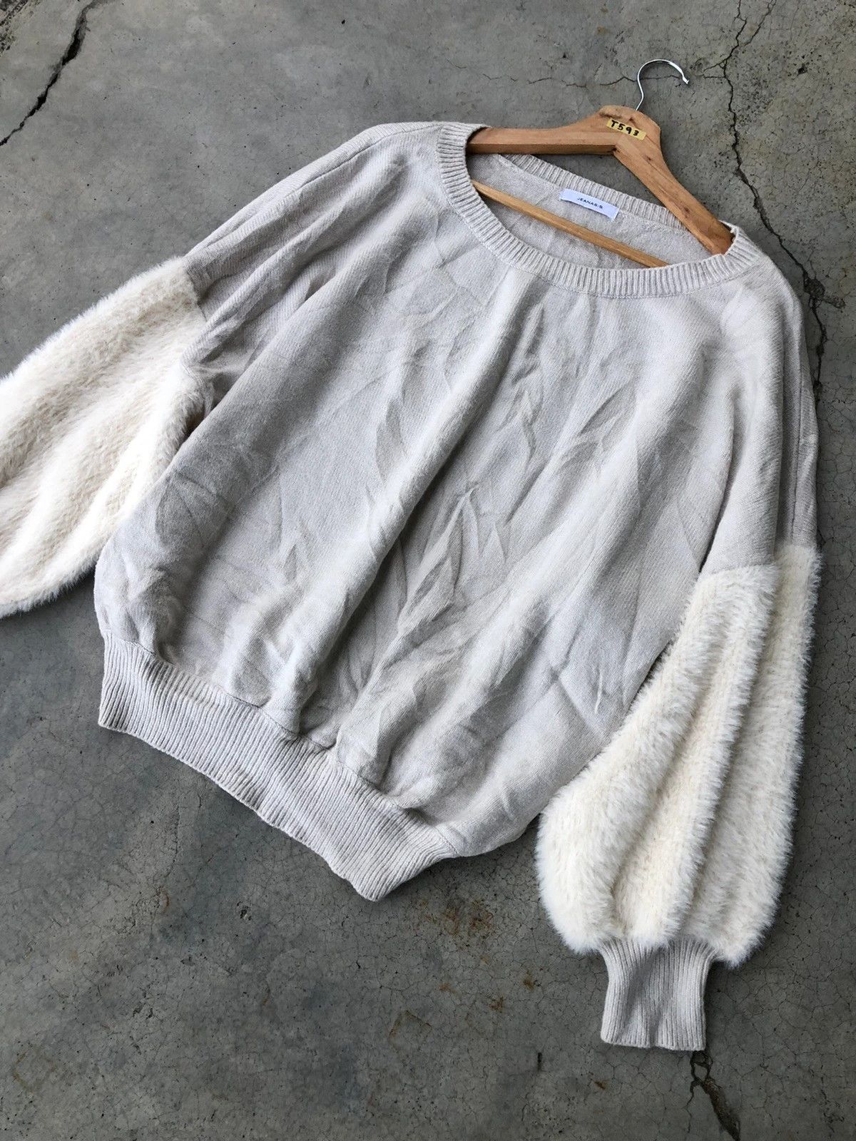 Aran Isles Knitwear 📌JEANASIS Soft Memeri/Pullover Mohair Knitted Pattern Size US XXL / EU 58 / 5 - 2 Thumbnail