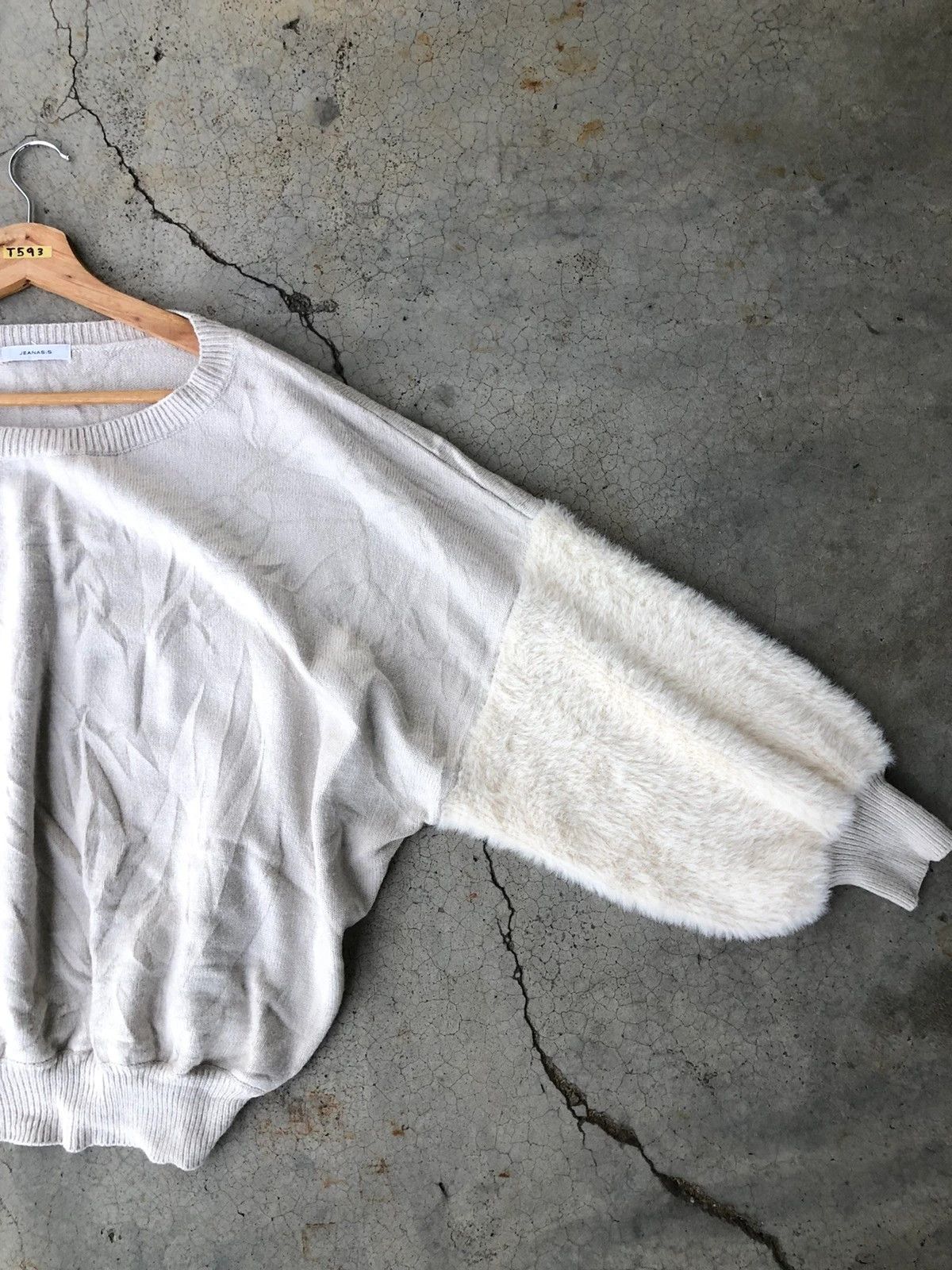 Aran Isles Knitwear 📌JEANASIS Soft Memeri/Pullover Mohair Knitted Pattern Size US XXL / EU 58 / 5 - 5 Thumbnail