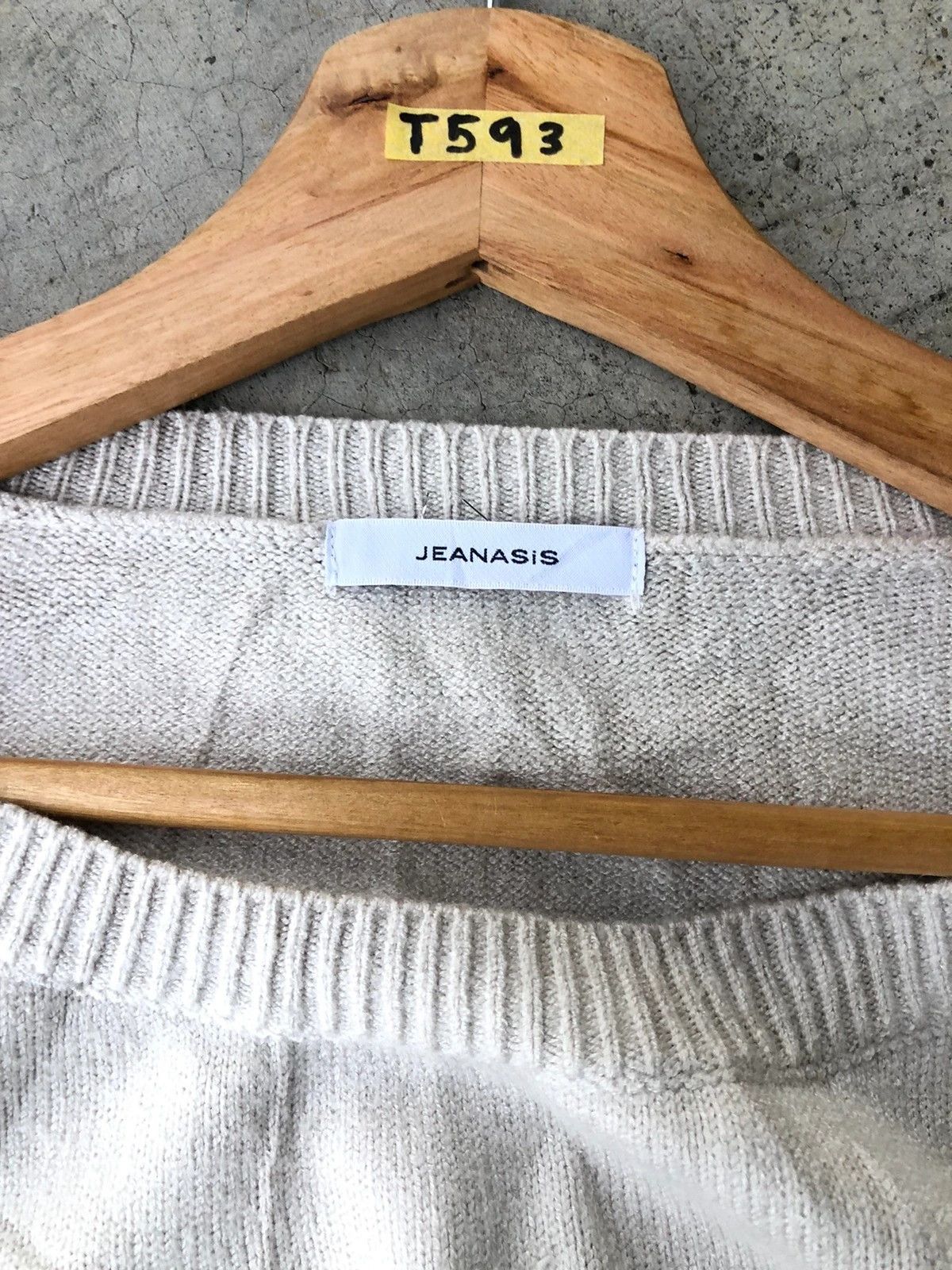 Aran Isles Knitwear 📌JEANASIS Soft Memeri/Pullover Mohair Knitted Pattern Size US XXL / EU 58 / 5 - 6 Thumbnail
