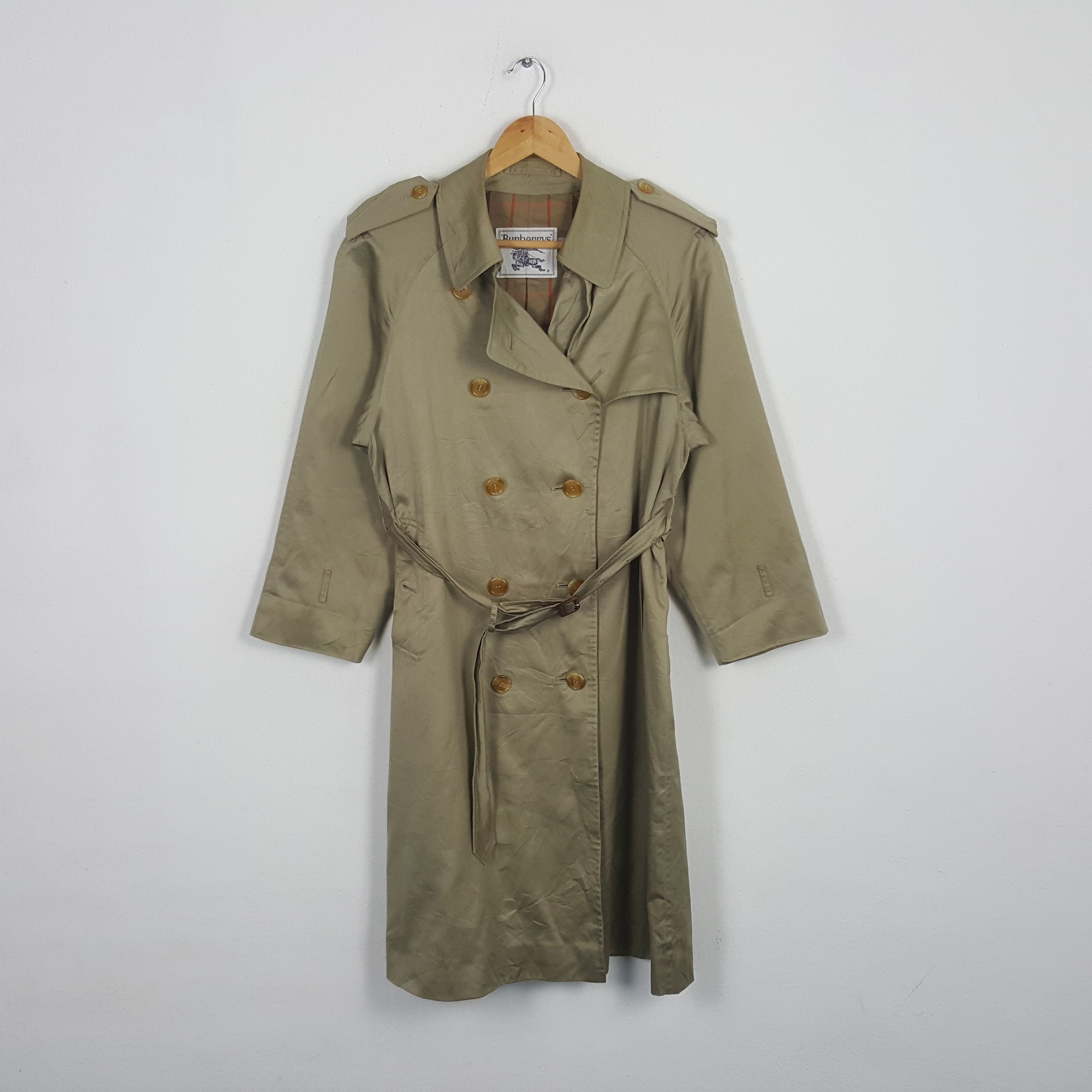 Vintage Burberry Nova Check Trench Jacket