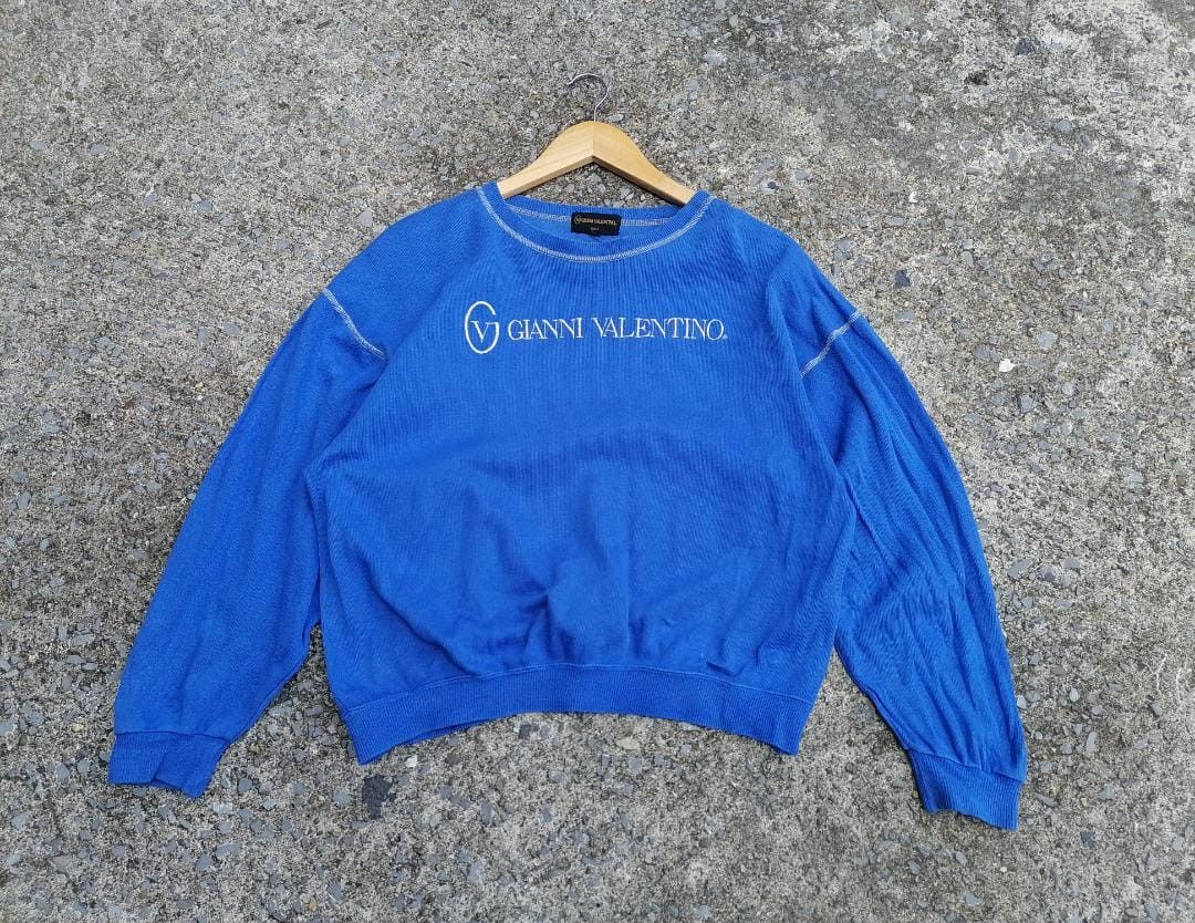 Gianni Valentino Gianni Valentino Embroidered Sweatshirt Size US S / EU 44-46 / 1 - 1 Thumbnail