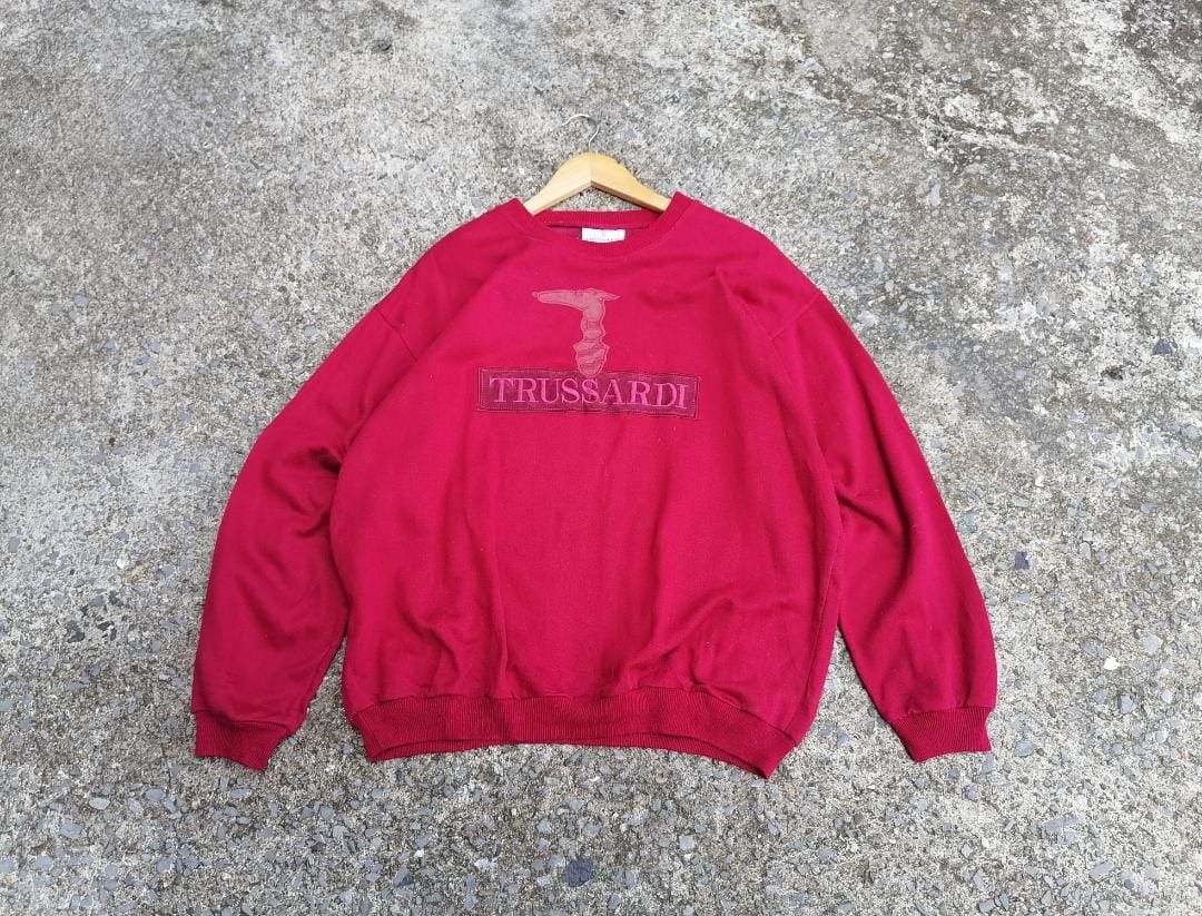 Trussardi Trussardi Embroidered Sweatshirt Size US L / EU 52-54 / 3 - 1 Thumbnail