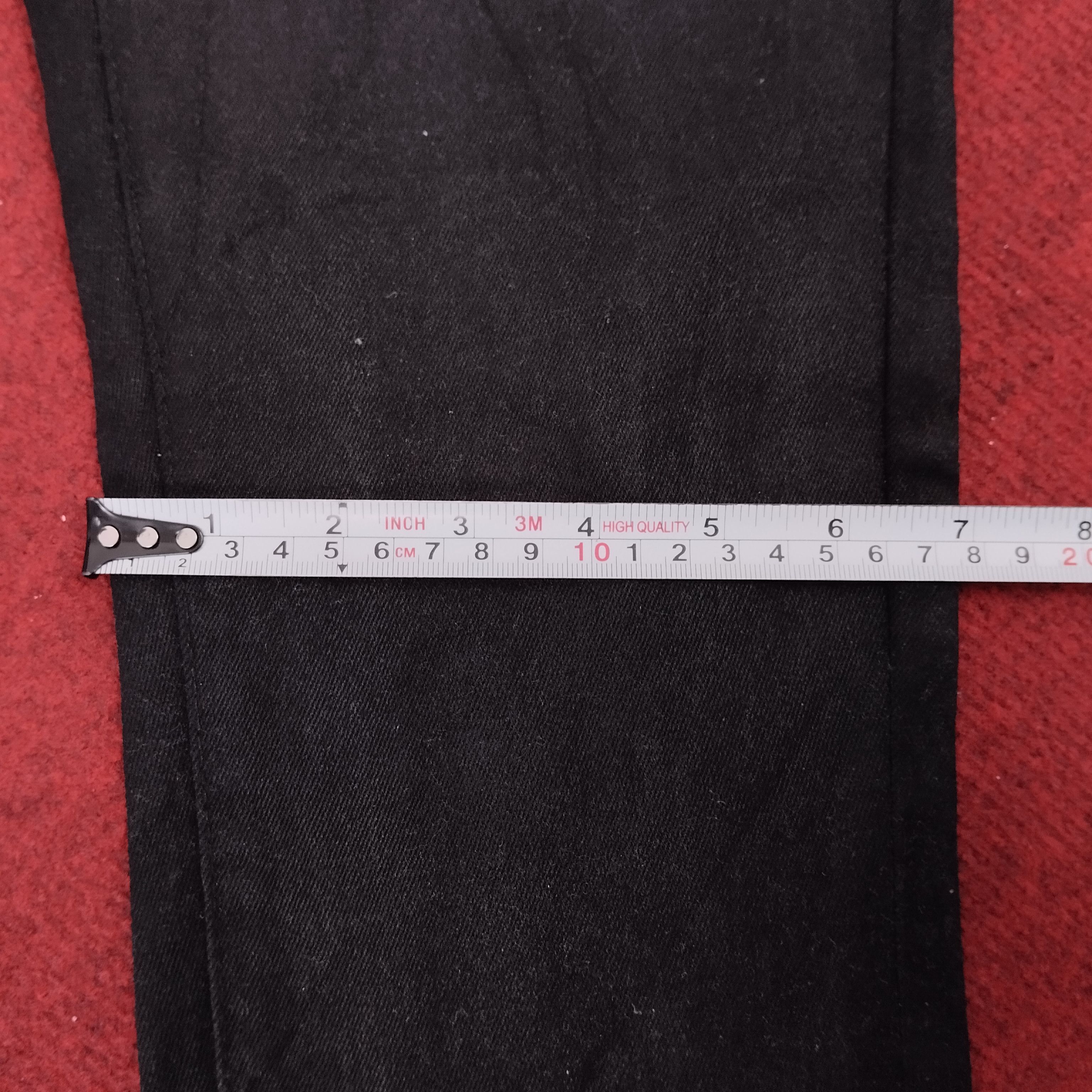 Philipp Plein × Vintage Philipp Plein Italian Brand Black Trousers Jeans Size US 30 / EU 46 - 20 Thumbnail