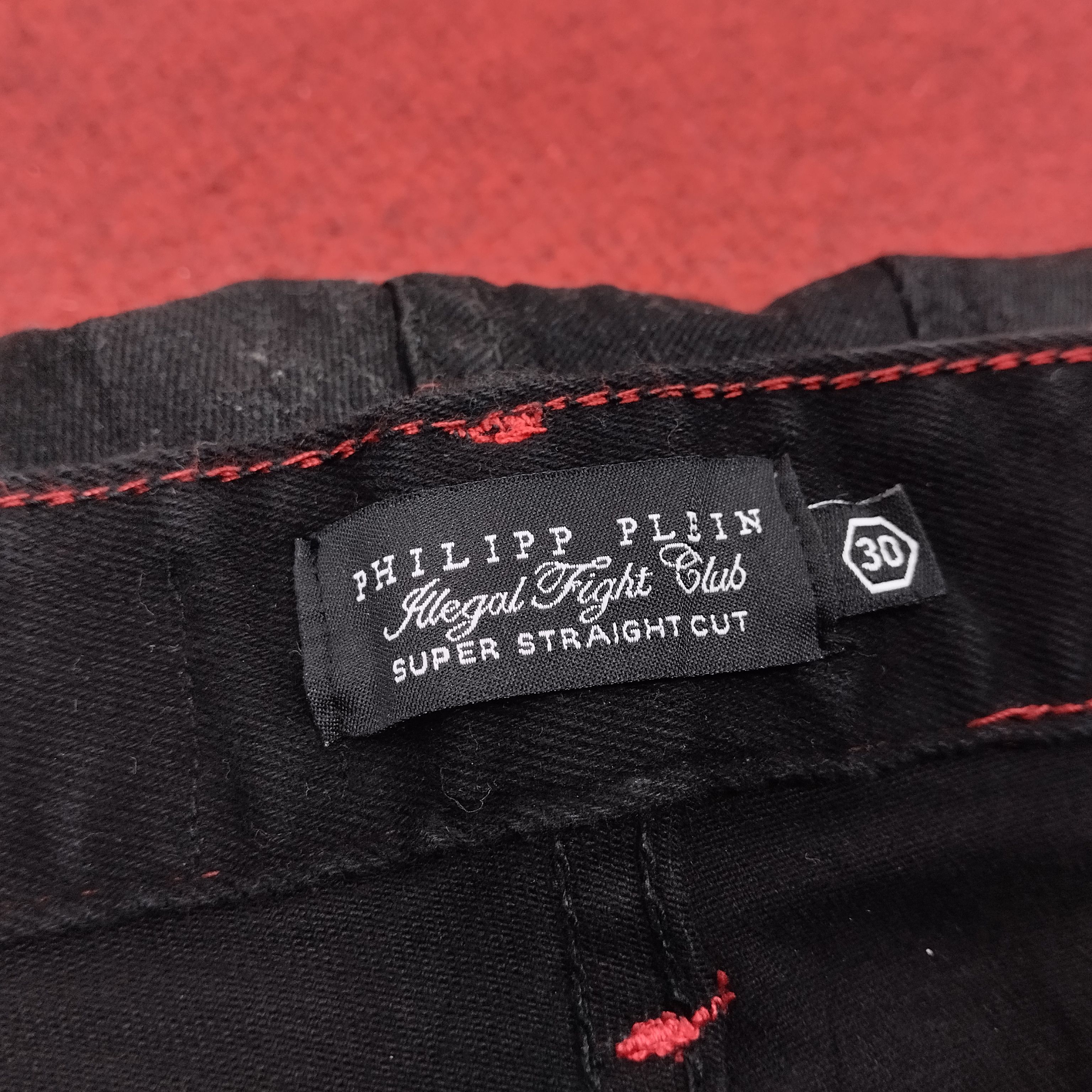 Philipp Plein × Vintage Philipp Plein Italian Brand Black Trousers Jeans Size US 30 / EU 46 - 14 Thumbnail