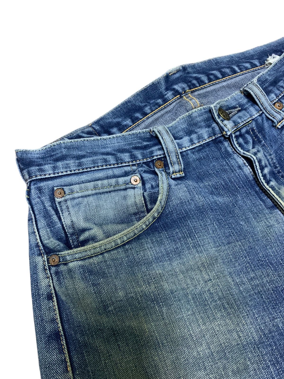 Denime × Japanese Brand × Sugar Cane Vintage Sugar Canes Selvedge Japanese brand jeans Size US 34 / EU 50 - 6 Thumbnail