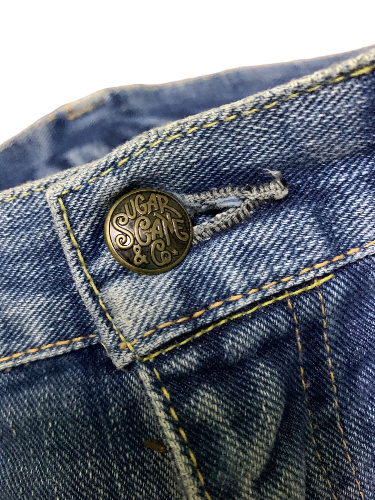 Denime × Japanese Brand × Sugar Cane Vintage Sugar Canes Selvedge Japanese brand jeans Size US 34 / EU 50 - 3 Thumbnail