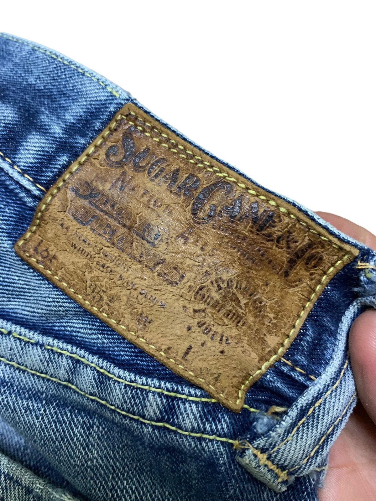 Denime × Japanese Brand × Sugar Cane Vintage Sugar Canes Selvedge Japanese brand jeans Size US 34 / EU 50 - 4 Thumbnail