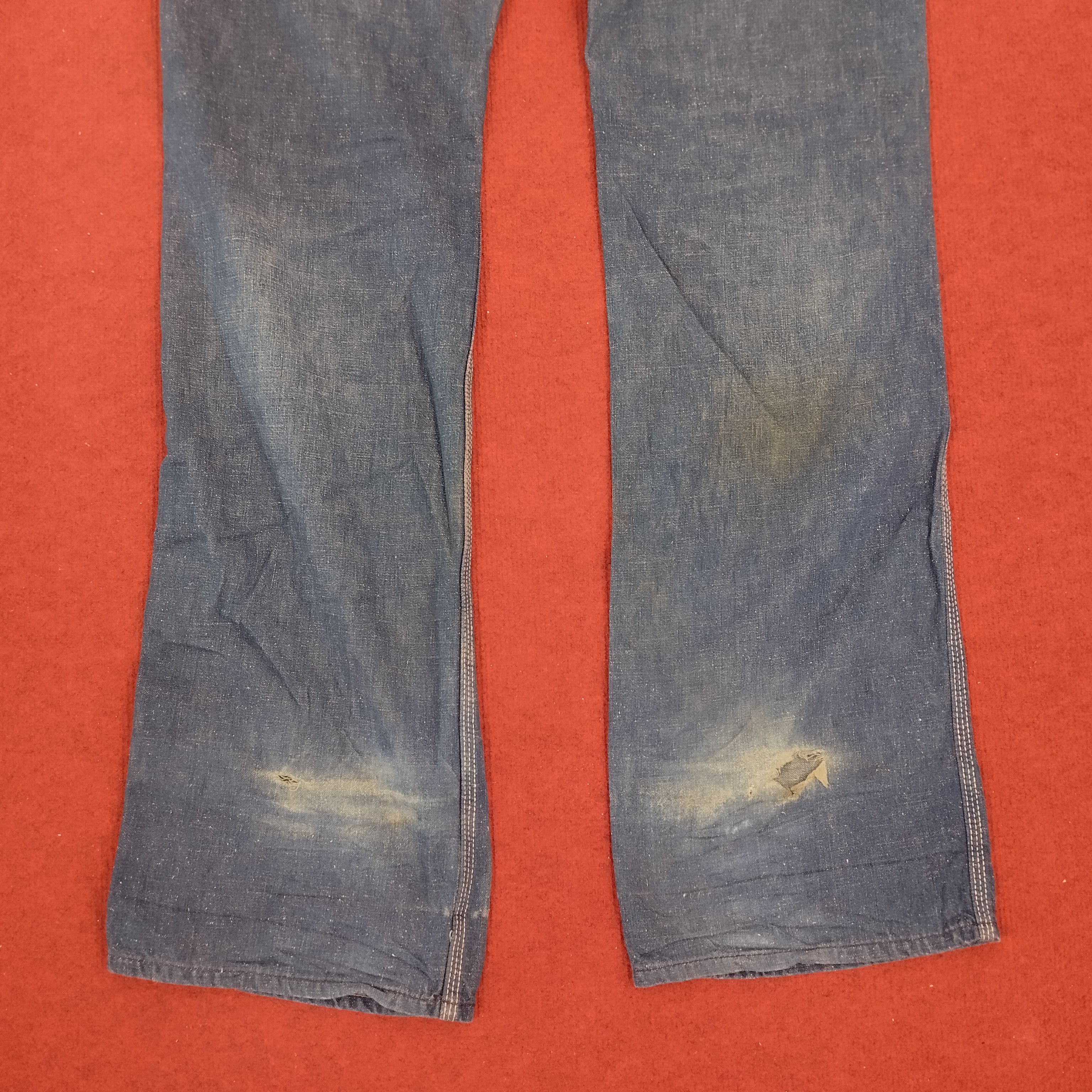 Japanese Brand Blue Way Japanese Brand Skateboard Trousers Pants Size US 35 - 5 Thumbnail