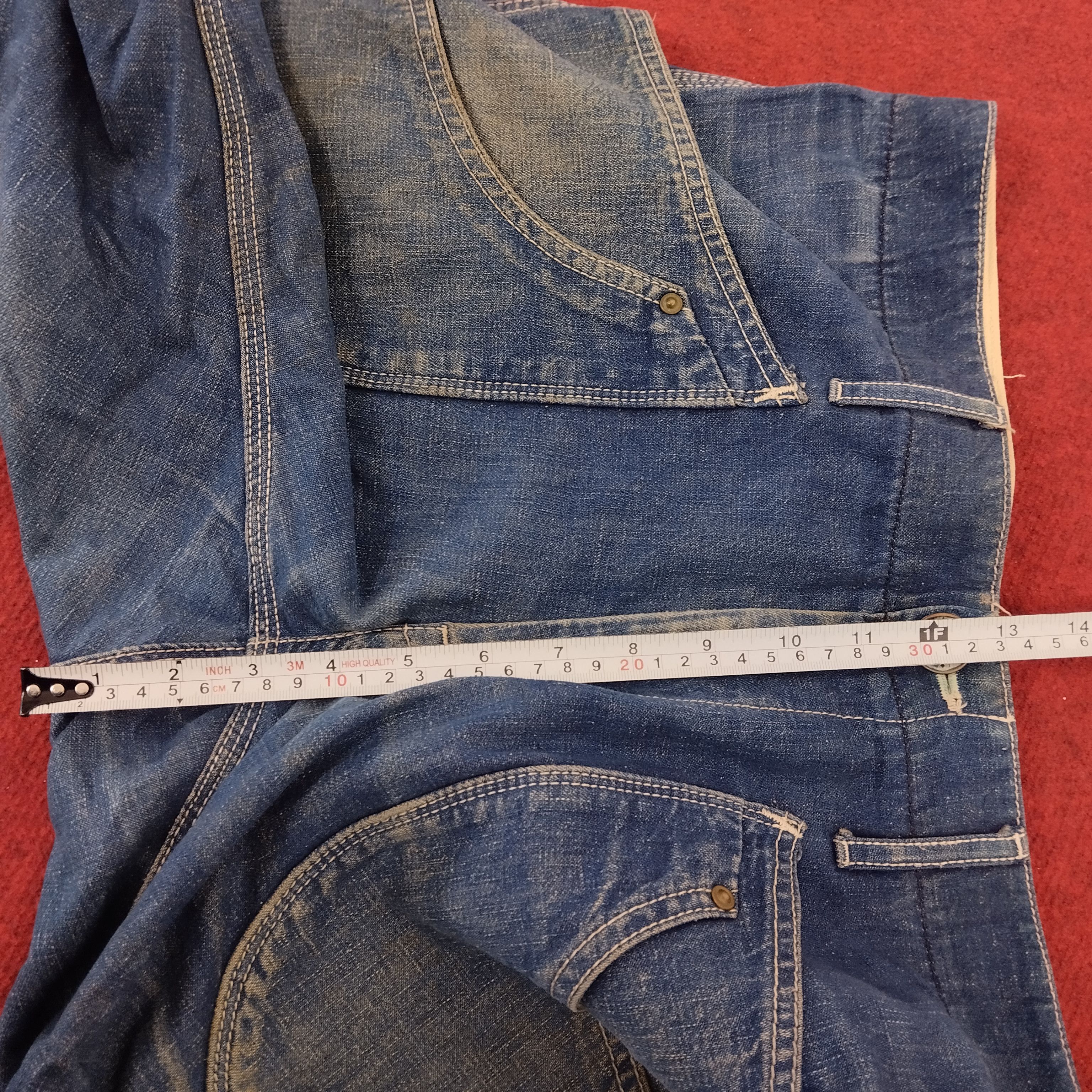 Japanese Brand Blue Way Japanese Brand Skateboard Trousers Pants Size US 35 - 15 Thumbnail
