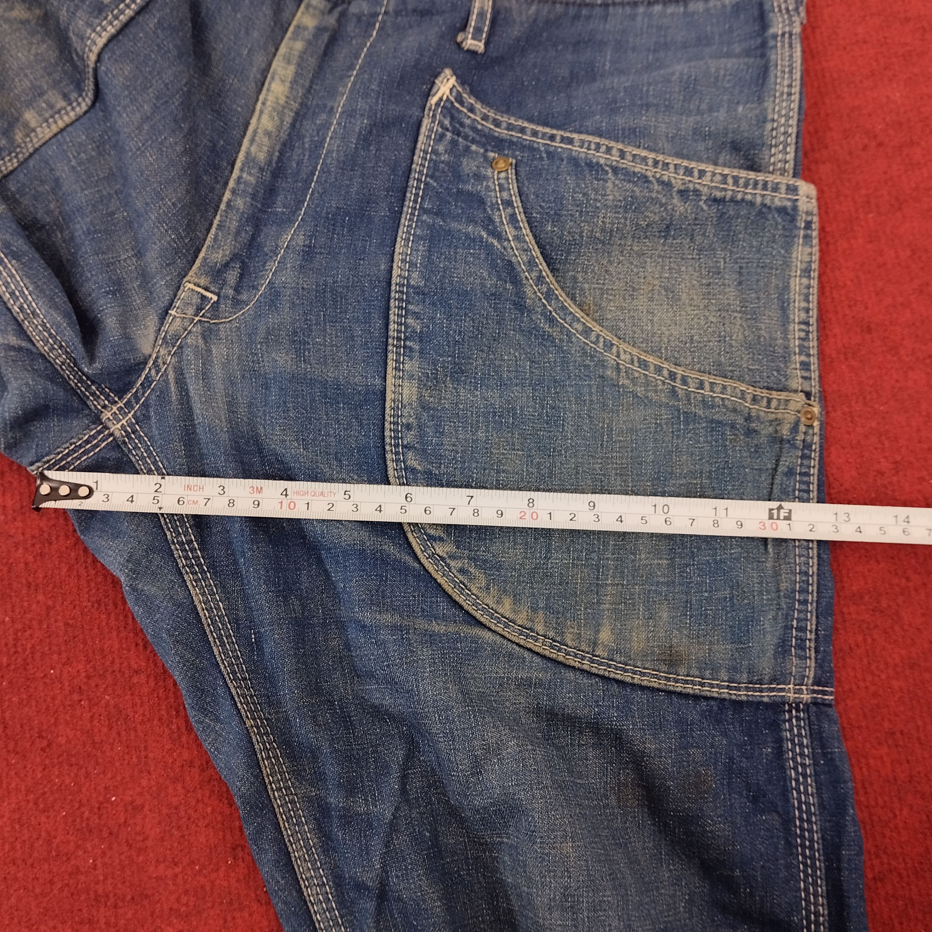 Japanese Brand Blue Way Japanese Brand Skateboard Trousers Pants Size US 35 - 16 Thumbnail