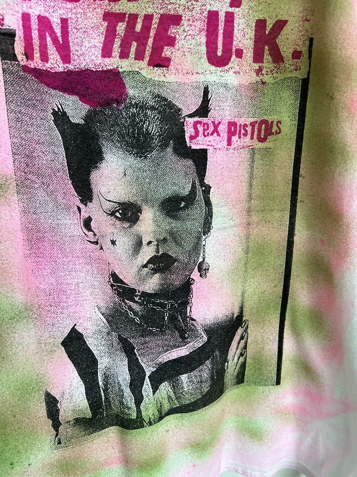 Band Tees Vintage Sex Pistols Anarchy in the U.K Band Tees Size US L / EU 52-54 / 3 - 3 Thumbnail