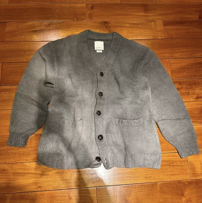 Visvim VISVIM SELMER LONG CARDIGAN UNEVEN DYE 18AW | Grailed