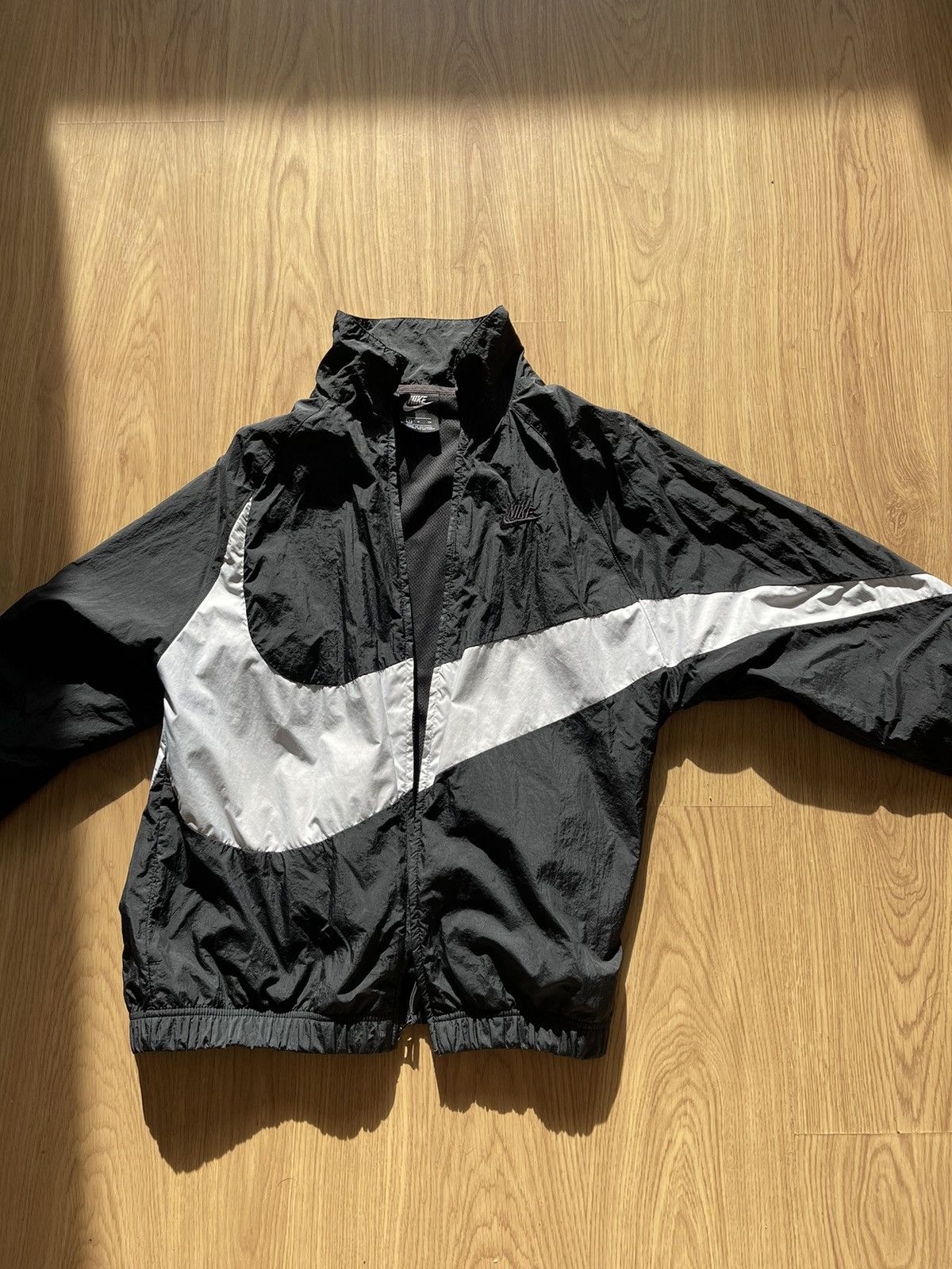 RARE Nike Big Swoosh Jacket Black