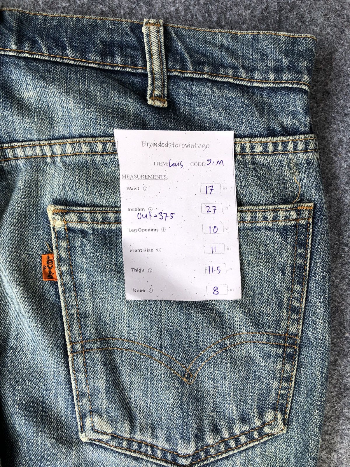 Levi's VINTAGE80’s🔥LEVI’S 517🔥646 Distressed Flared Jeans 80’s Size US 34 / EU 50 - 19 Thumbnail