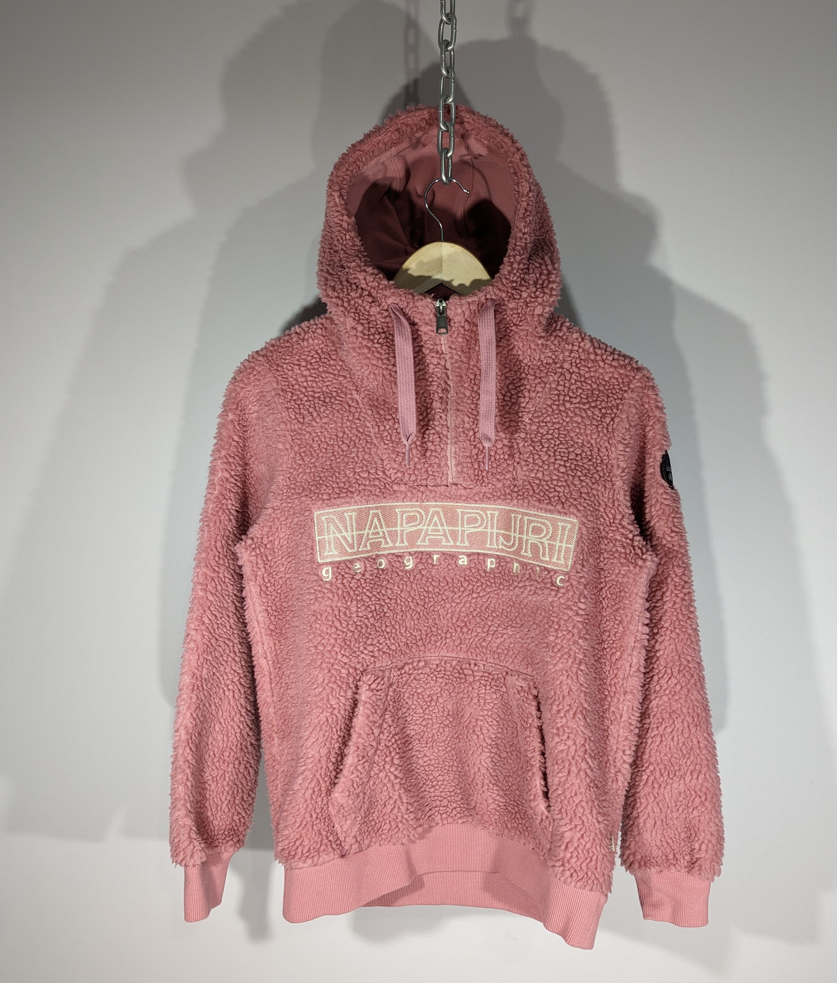 Napapijri Napapijri Teide Hoodie Teddy Women's Anorak Jacket Size XS Size XS / US 0-2 / IT 36-38 - 20 Thumbnail