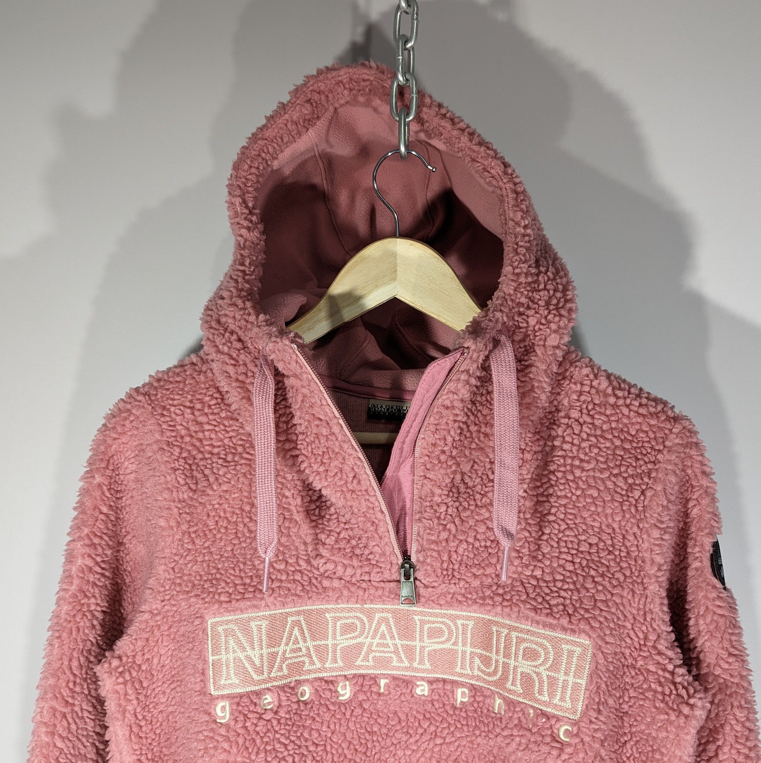Napapijri Napapijri Teide Hoodie Teddy Women's Anorak Jacket Size XS Size XS / US 0-2 / IT 36-38 - 6 Thumbnail