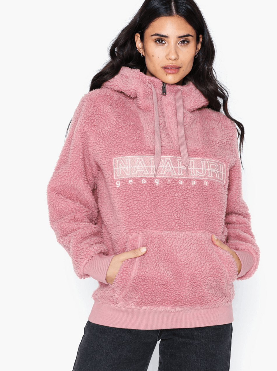 Napapijri Napapijri Teide Hoodie Teddy Women's Anorak Jacket Size XS Size XS / US 0-2 / IT 36-38 - 1 Thumbnail