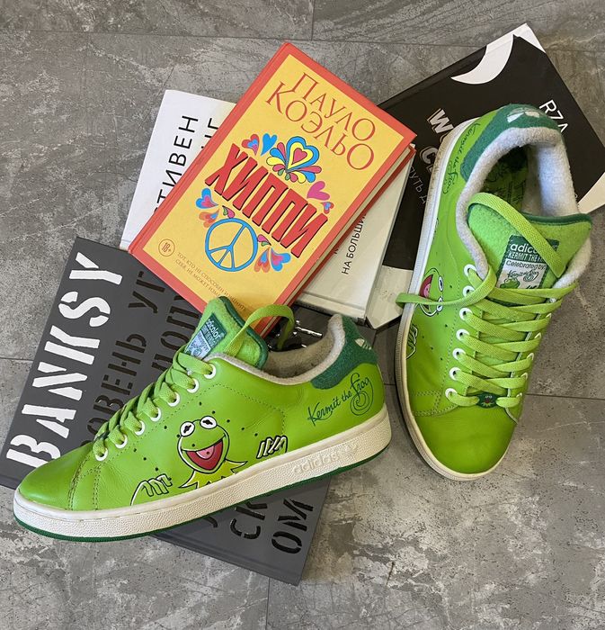 stan smith x kermit the frog