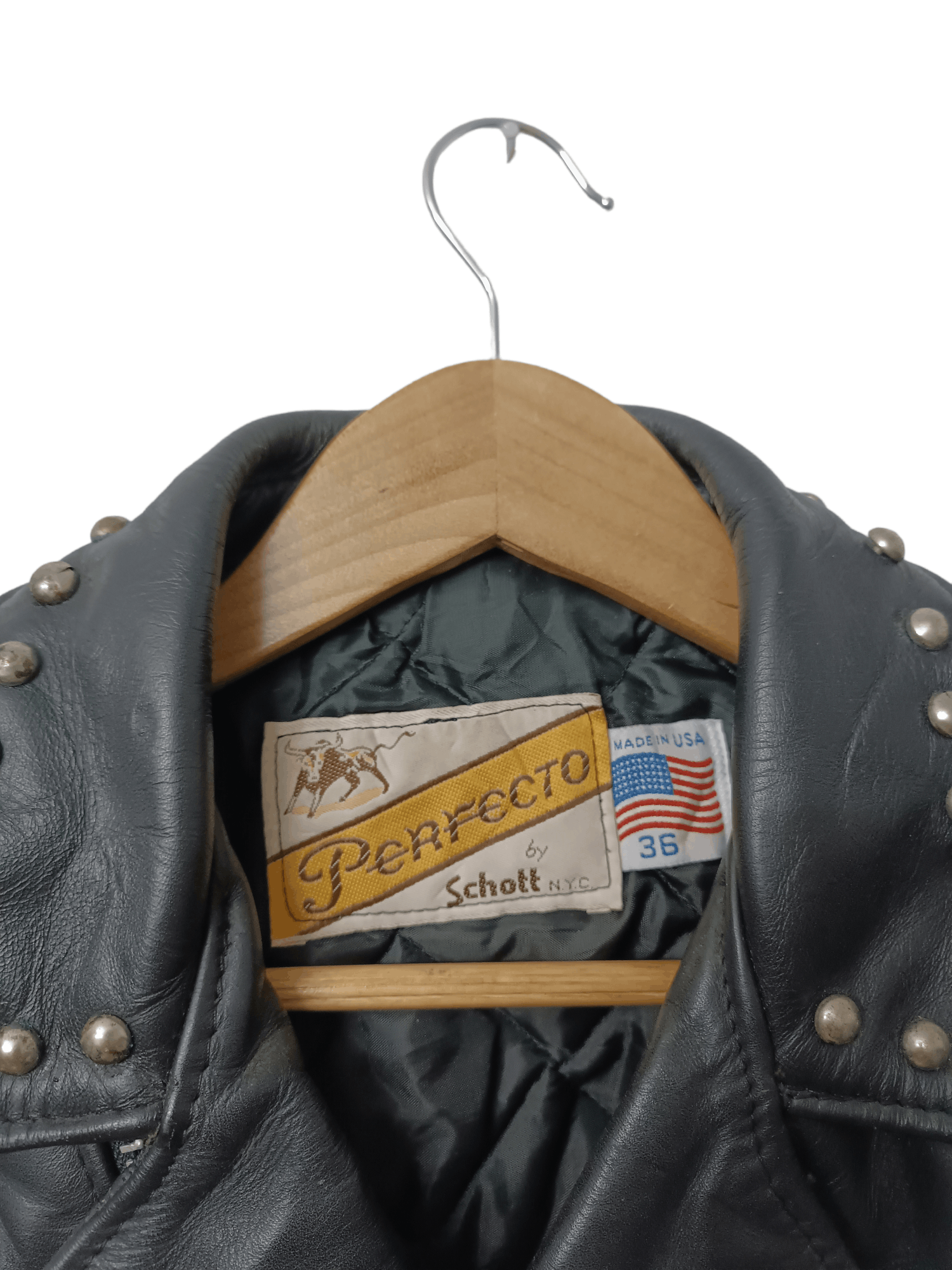 Schott Vintage Schott Perfecto 613 Double Collar Jacket Size US S / EU 44-46 / 1 - 5 Thumbnail