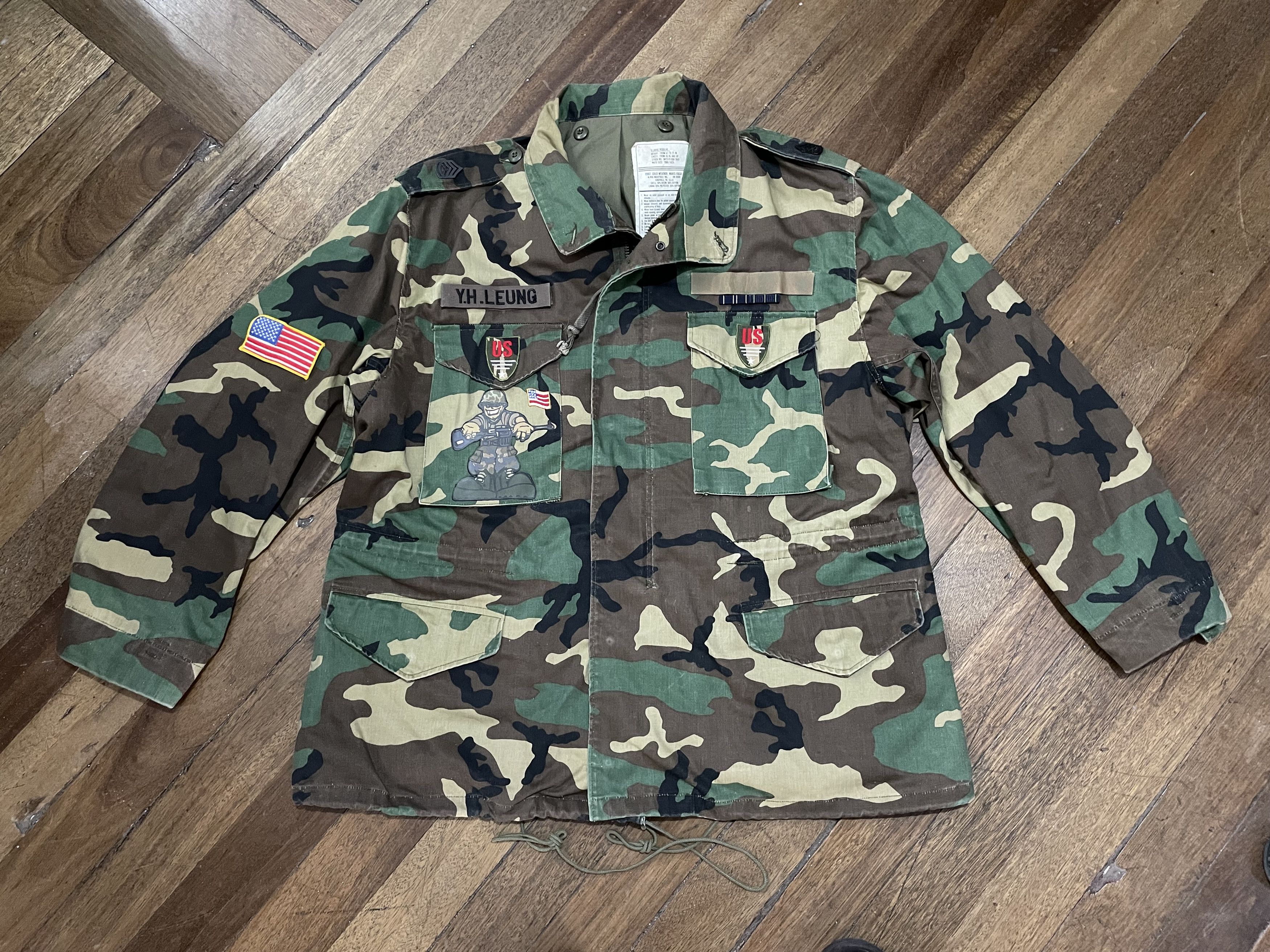Vintage Military Jacket Alpha Industries Packable Hood