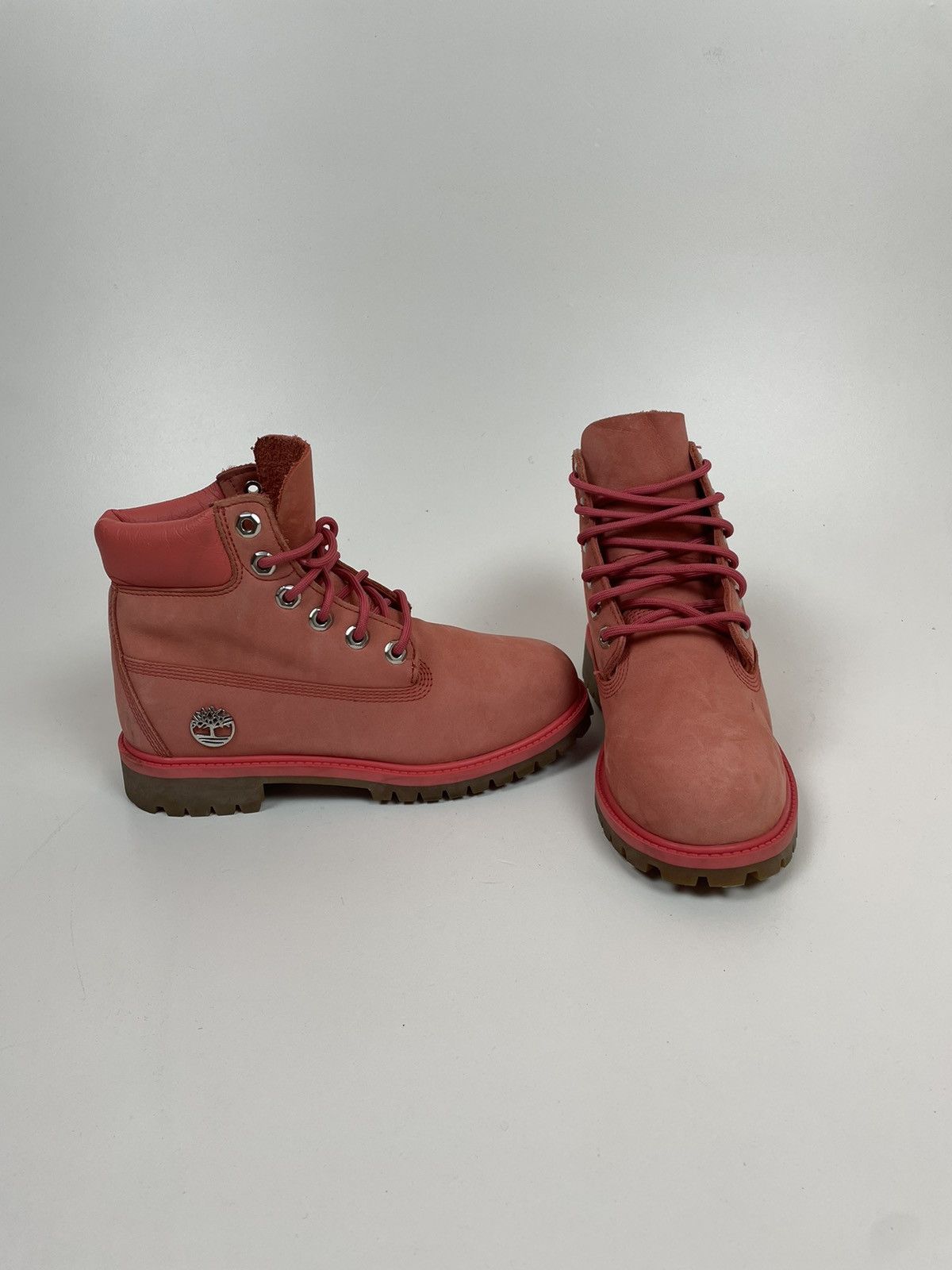 Timberland Timberland Primaloft Boots pink leather shoes sz 37 / US 4.5 Size US 4.5 / IT 34.5 - 3 Thumbnail