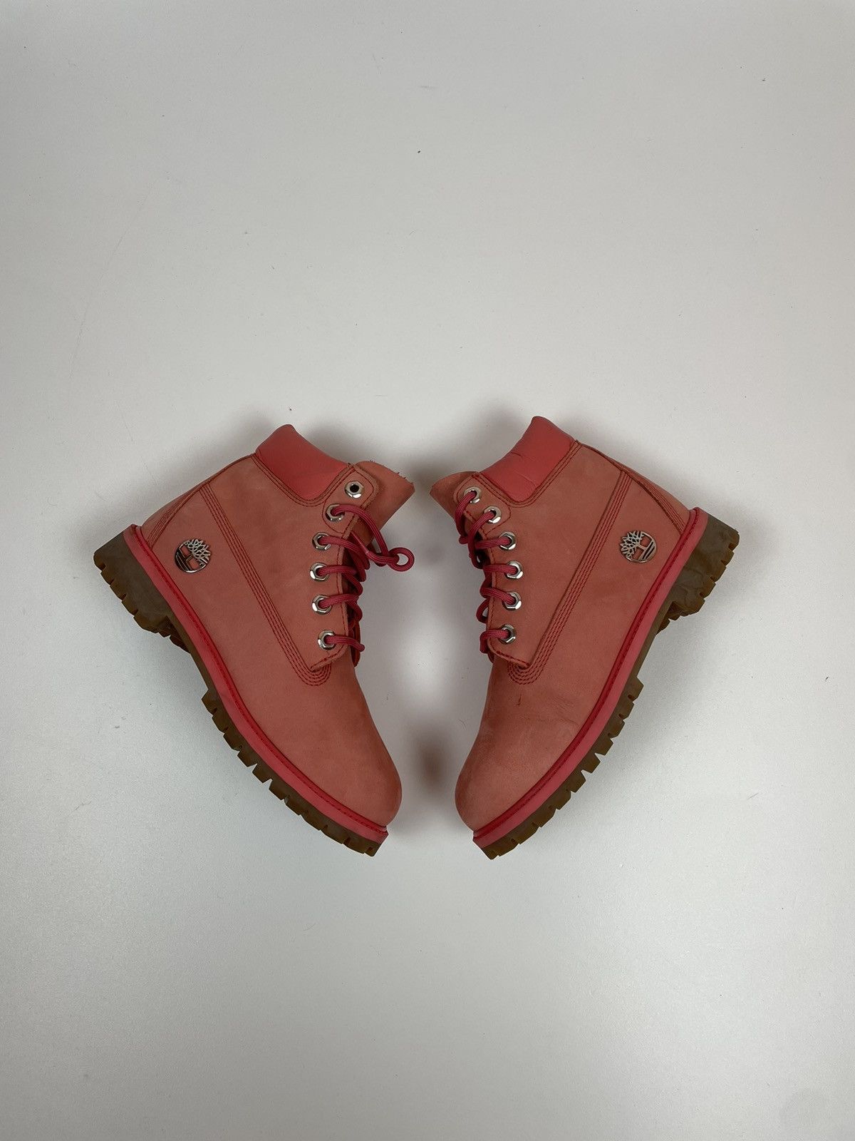 Timberland Timberland Primaloft Boots pink leather shoes sz 37 / US 4.5 Size US 4.5 / IT 34.5 - 1 Thumbnail